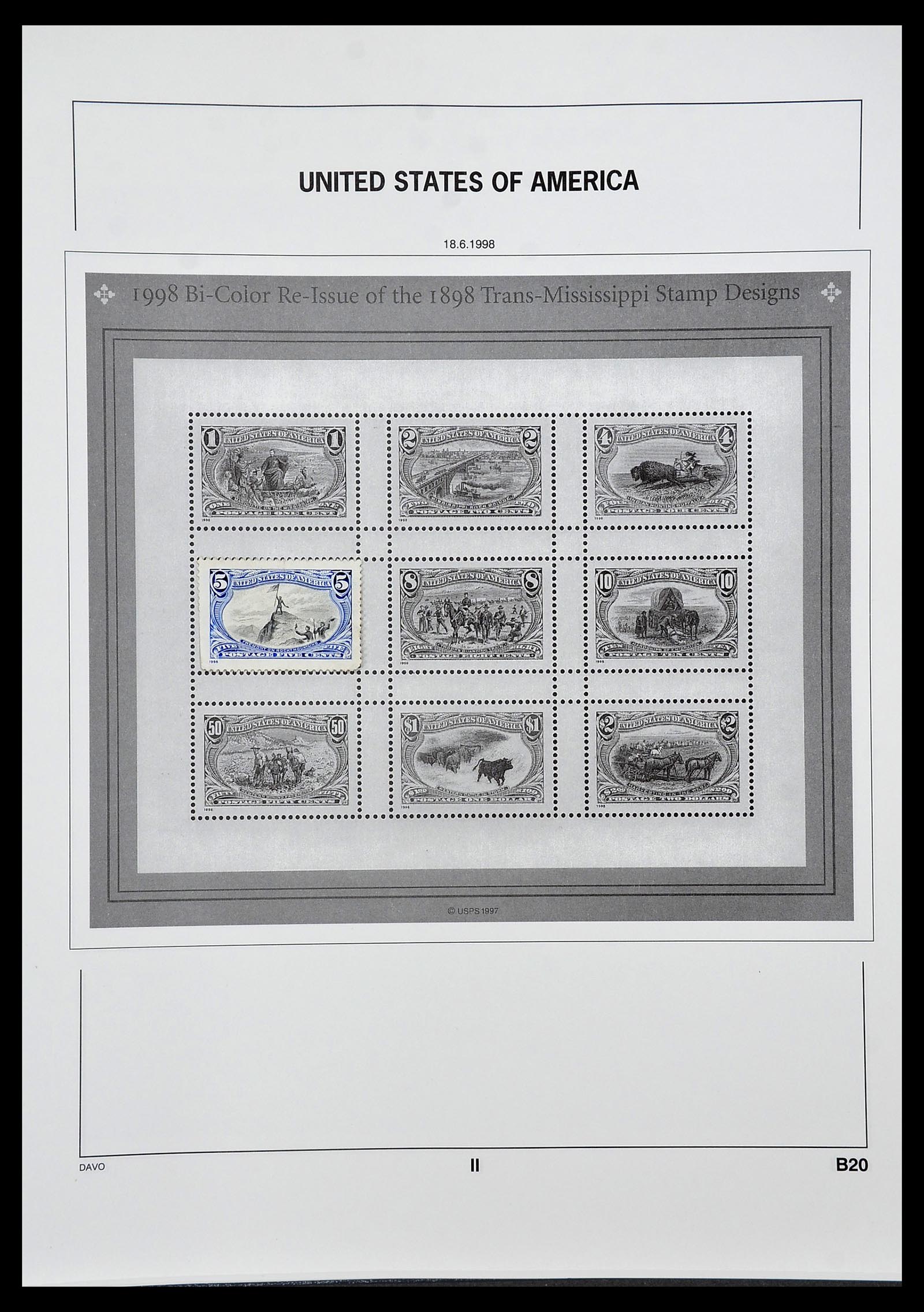 34441 238 - Stamp Collection 34441 USA 1945-1998.