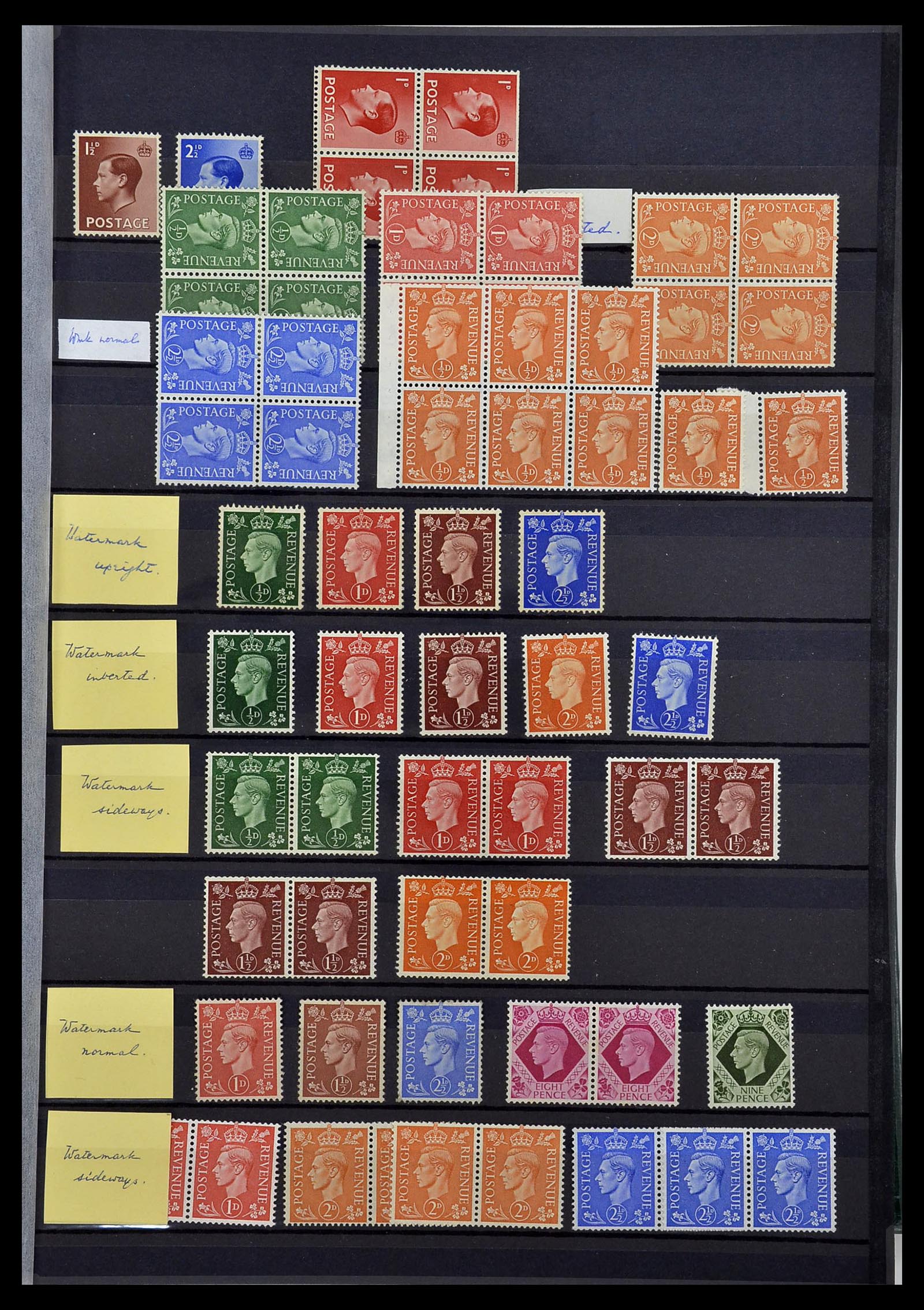 34443 003 - Postzegelverzameling 34443 Engeland 1902-1980.