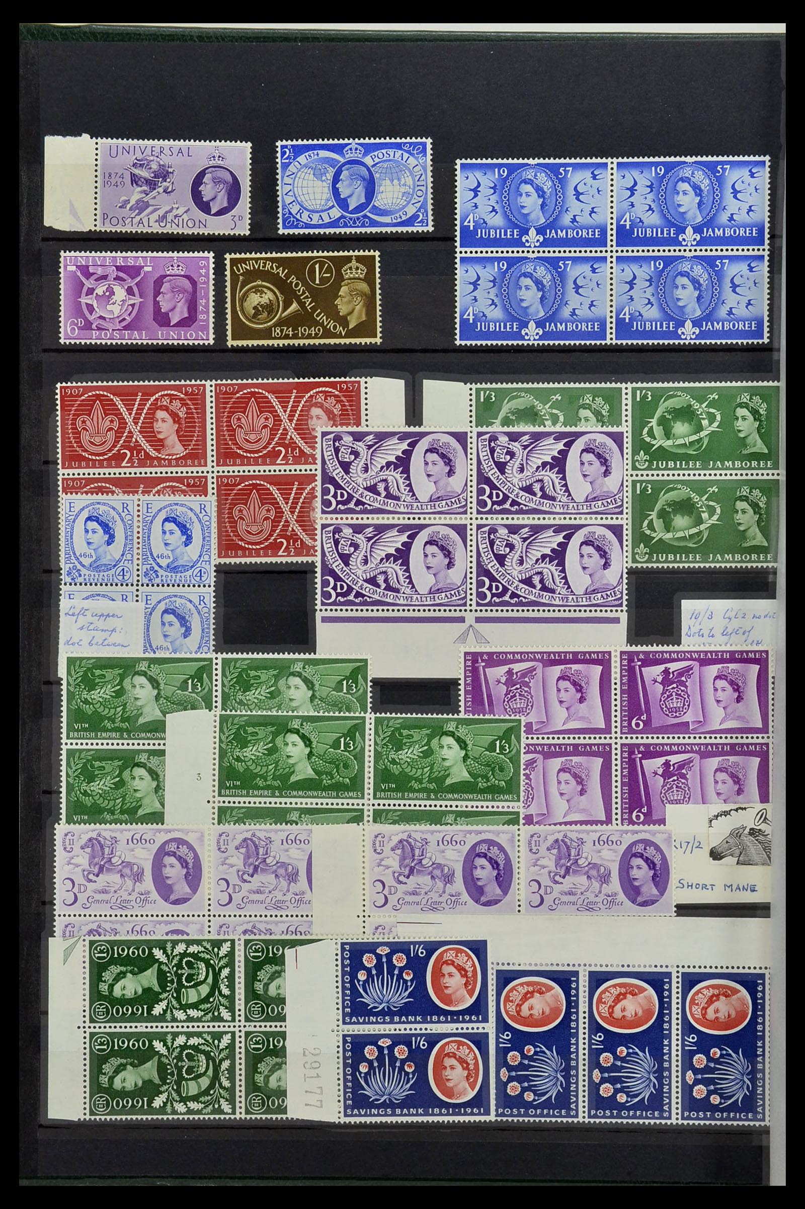 34443 006 - Postzegelverzameling 34443 Engeland 1902-1980.