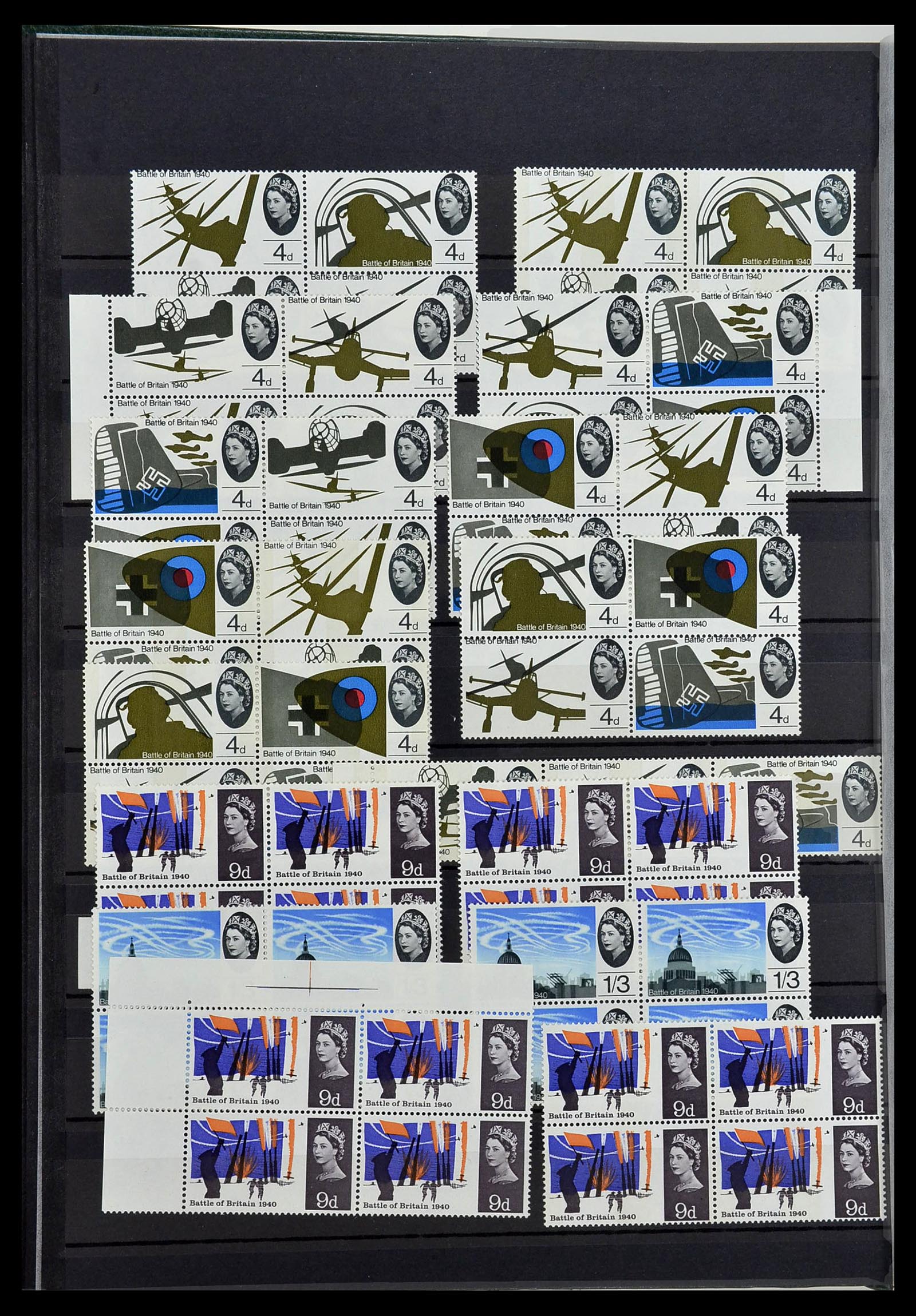 34443 016 - Postzegelverzameling 34443 Engeland 1902-1980.
