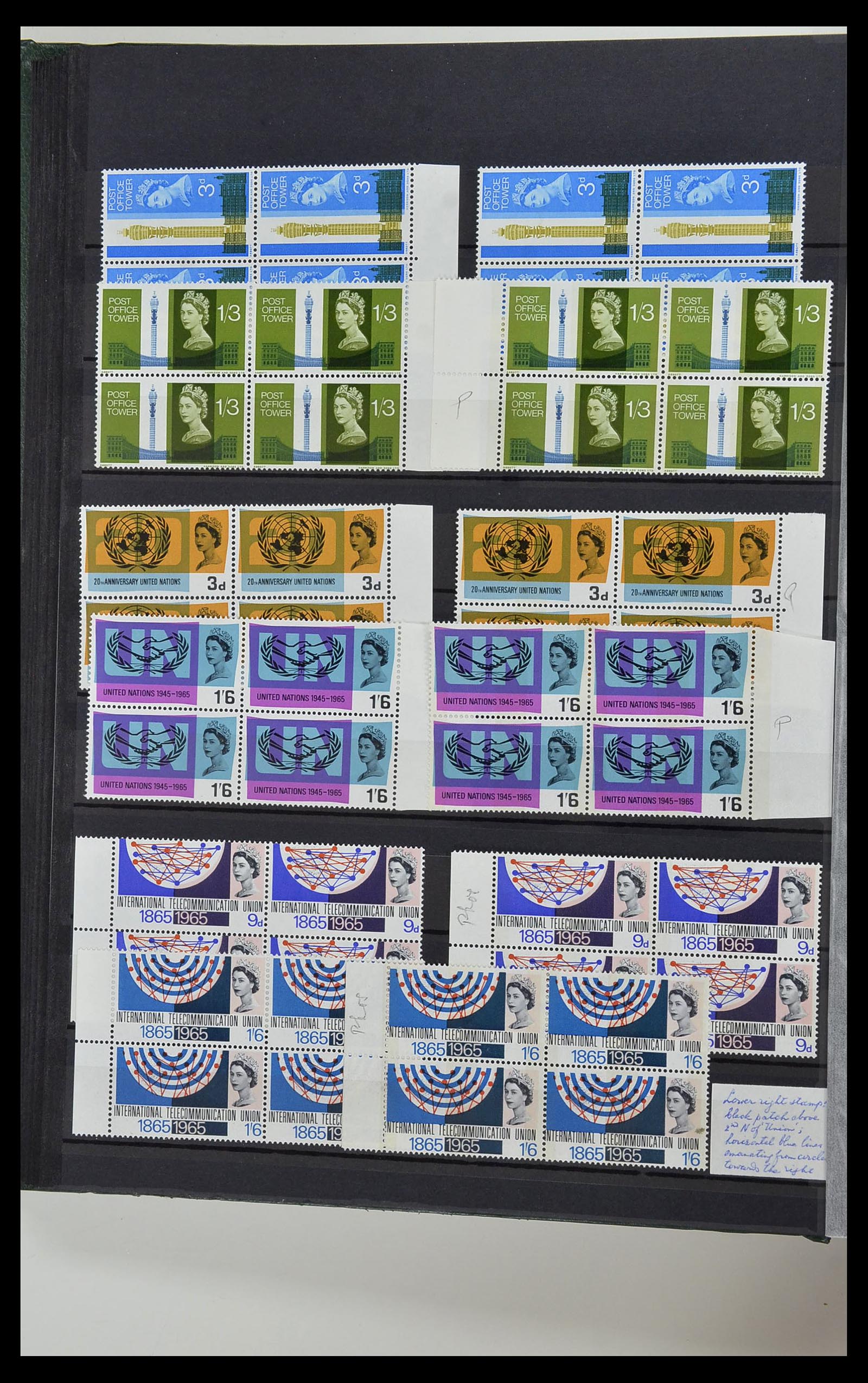 34443 018 - Postzegelverzameling 34443 Engeland 1902-1980.