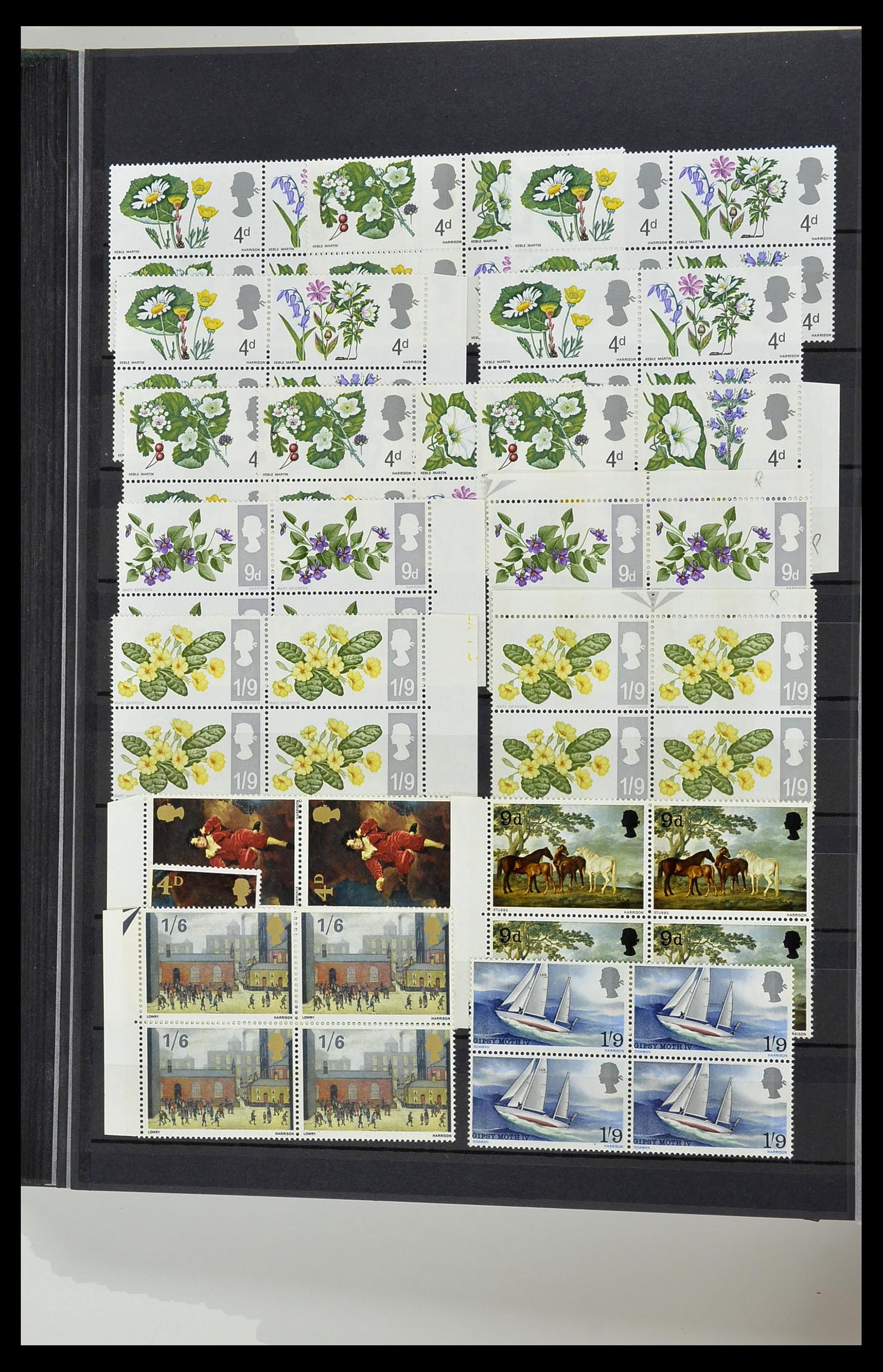 34443 024 - Postzegelverzameling 34443 Engeland 1902-1980.