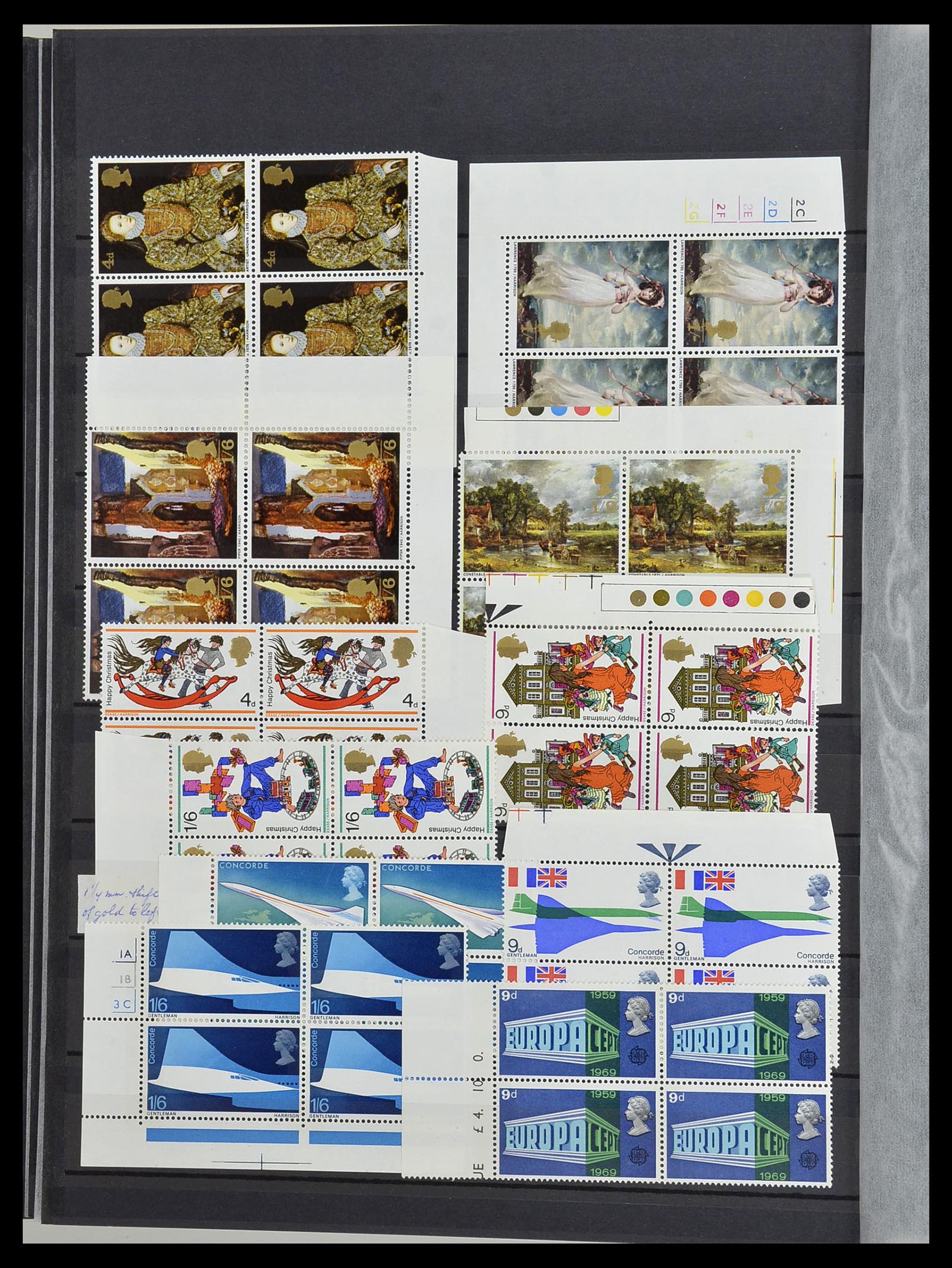 34443 026 - Postzegelverzameling 34443 Engeland 1902-1980.