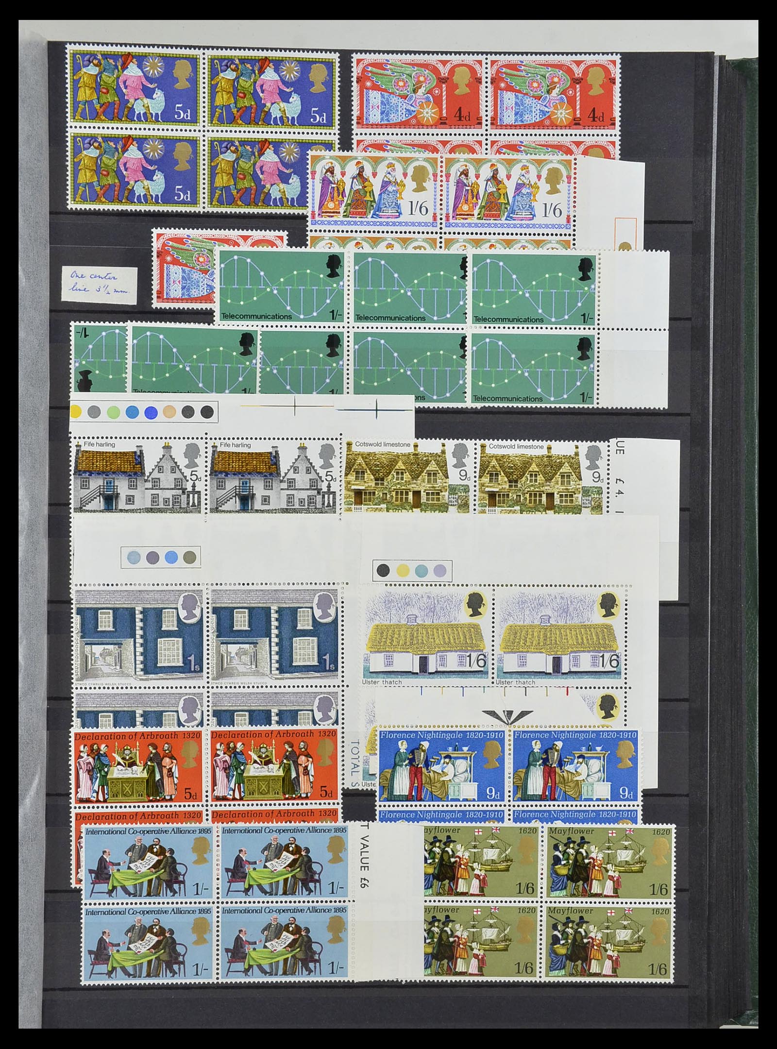 34443 029 - Postzegelverzameling 34443 Engeland 1902-1980.