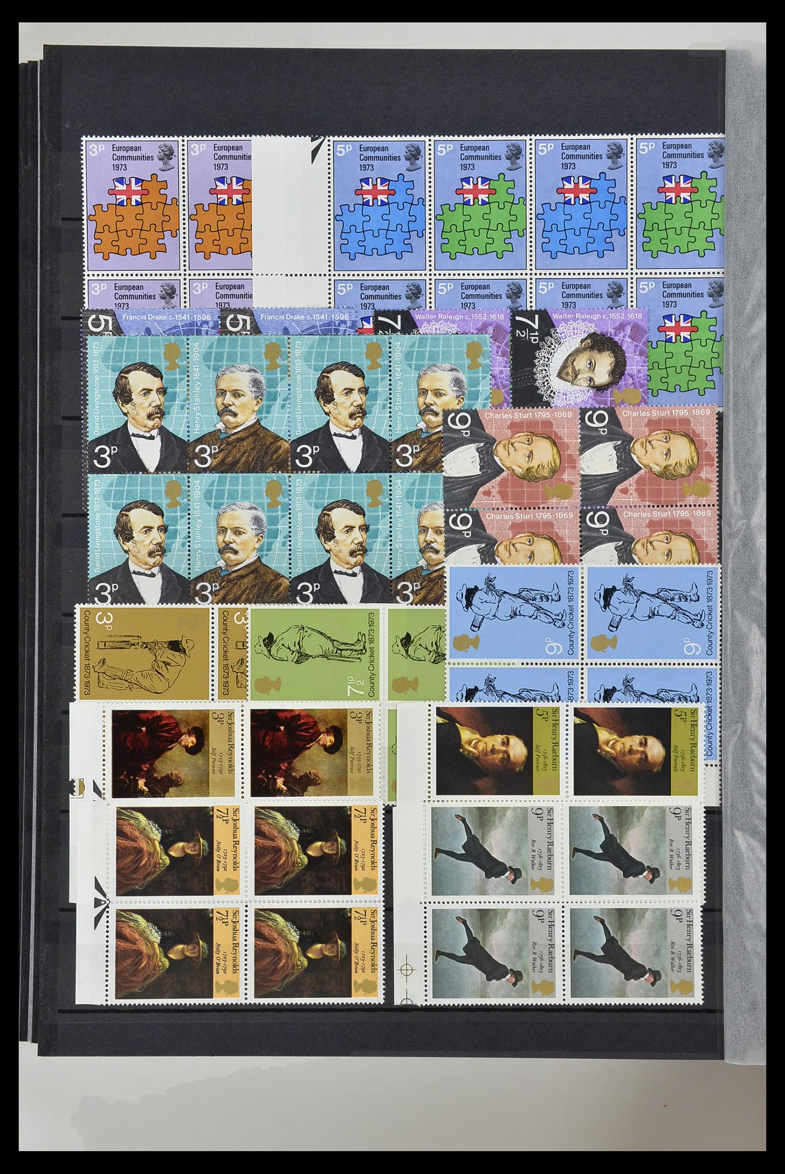 34443 034 - Postzegelverzameling 34443 Engeland 1902-1980.