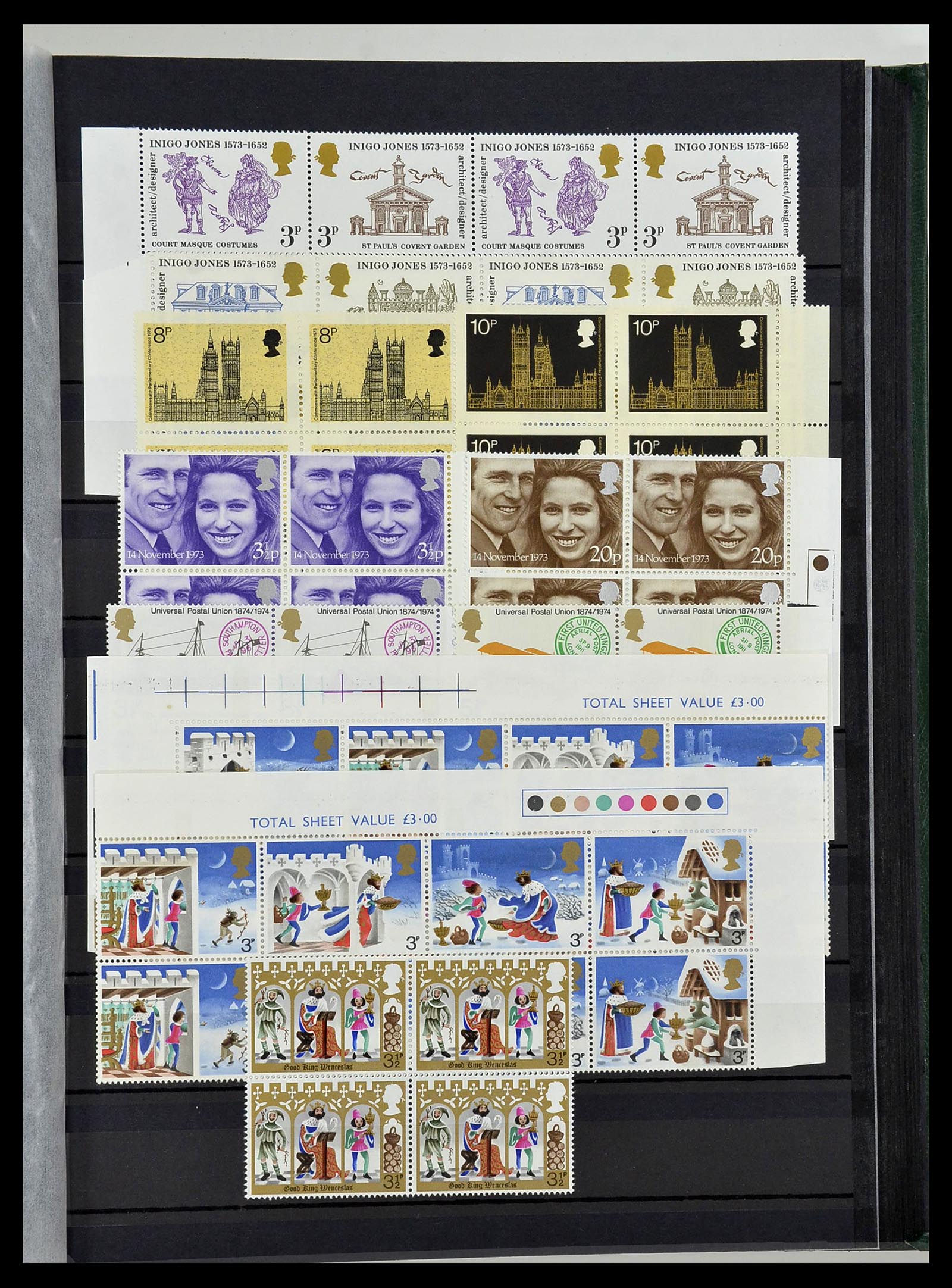 34443 035 - Postzegelverzameling 34443 Engeland 1902-1980.