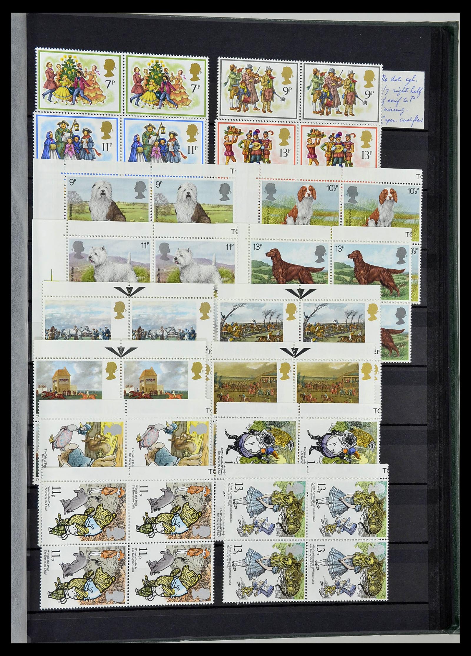 34443 047 - Postzegelverzameling 34443 Engeland 1902-1980.