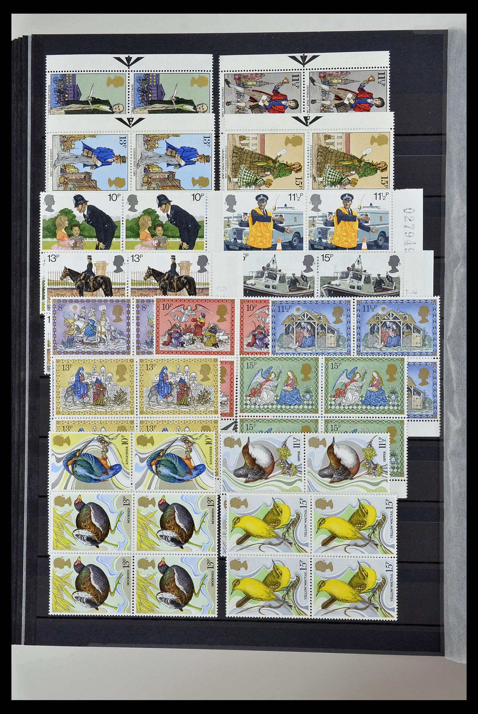 34443 049 - Postzegelverzameling 34443 Engeland 1902-1980.