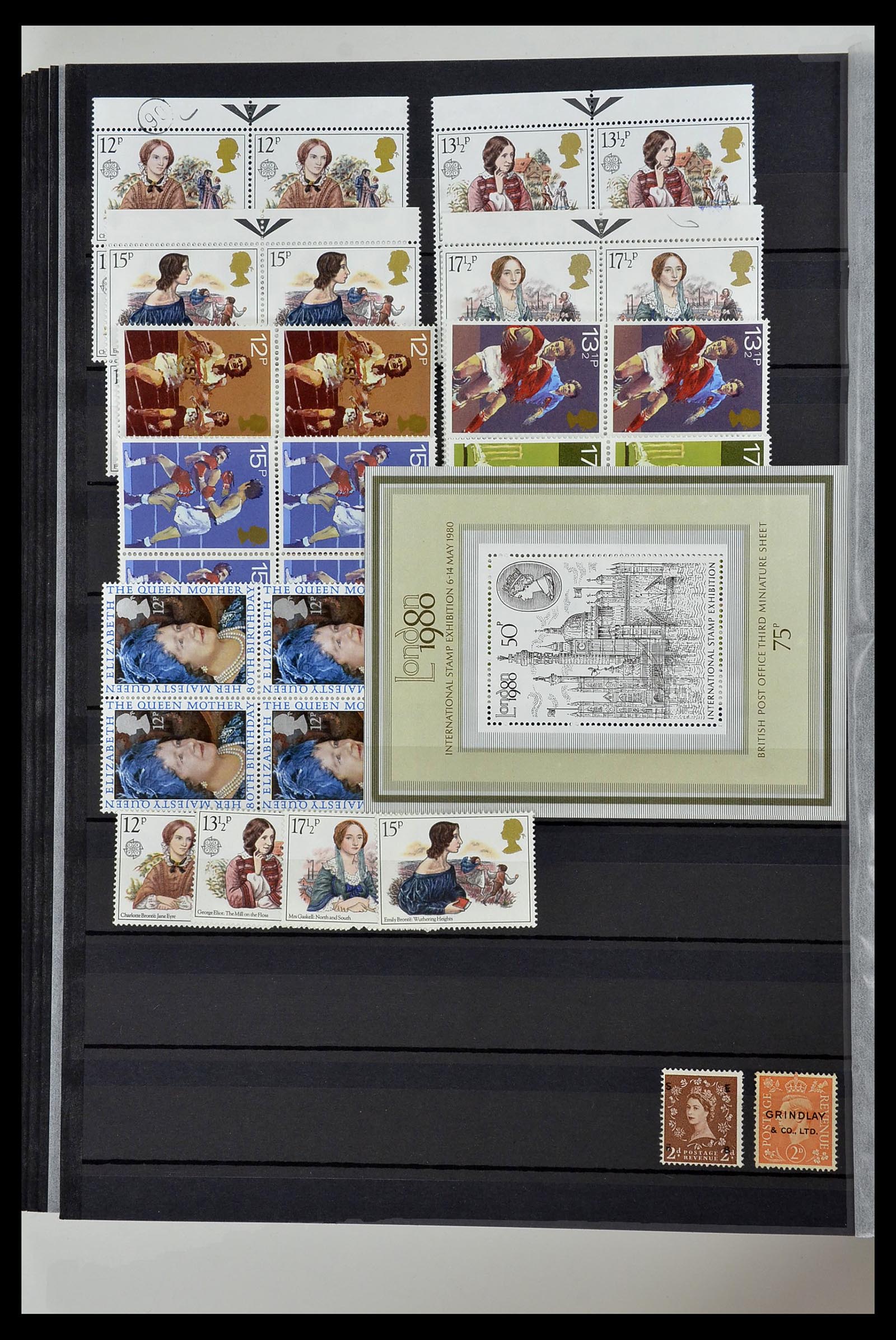 34443 050 - Postzegelverzameling 34443 Engeland 1902-1980.