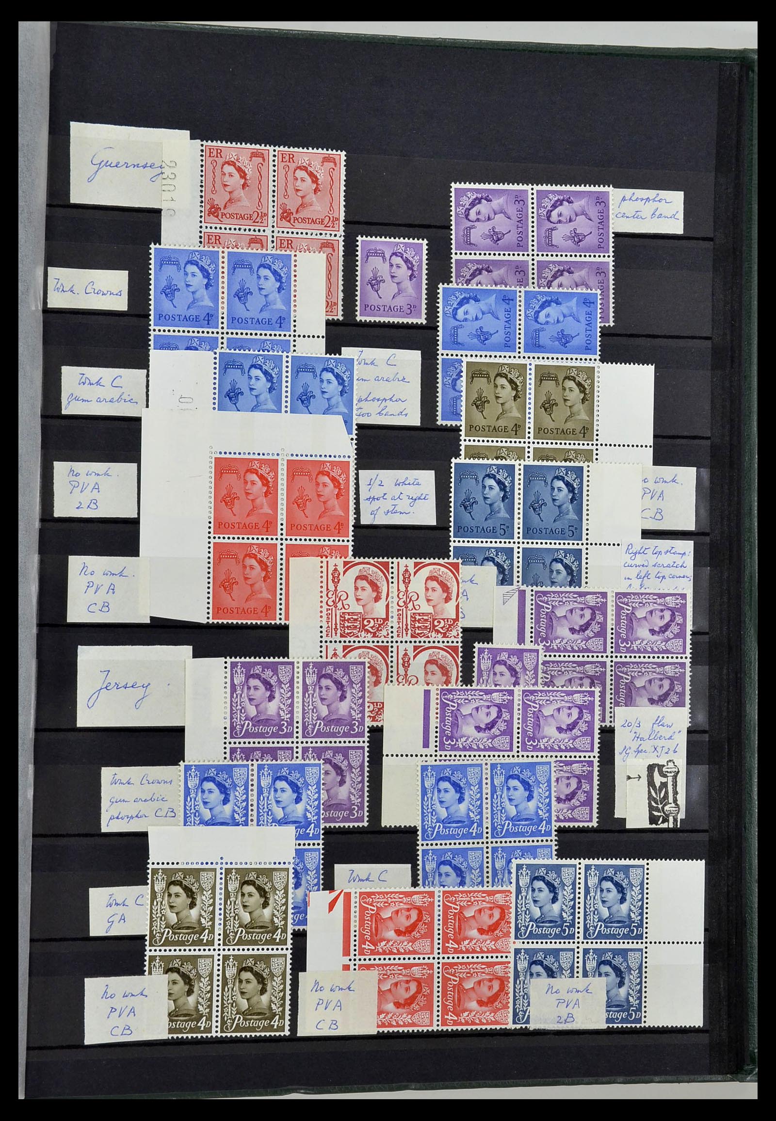 34443 051 - Postzegelverzameling 34443 Engeland 1902-1980.
