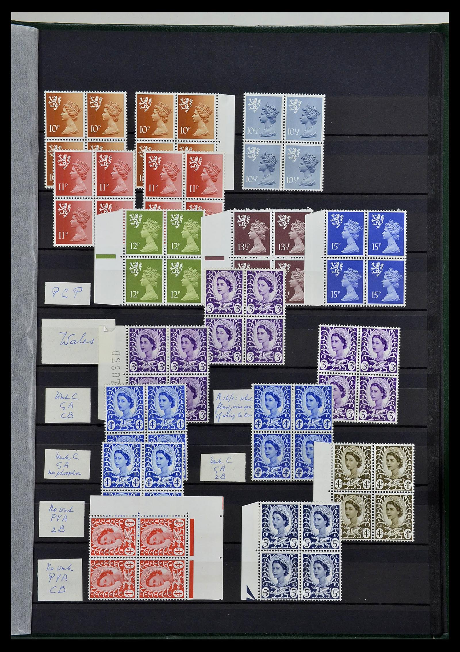 34443 056 - Postzegelverzameling 34443 Engeland 1902-1980.