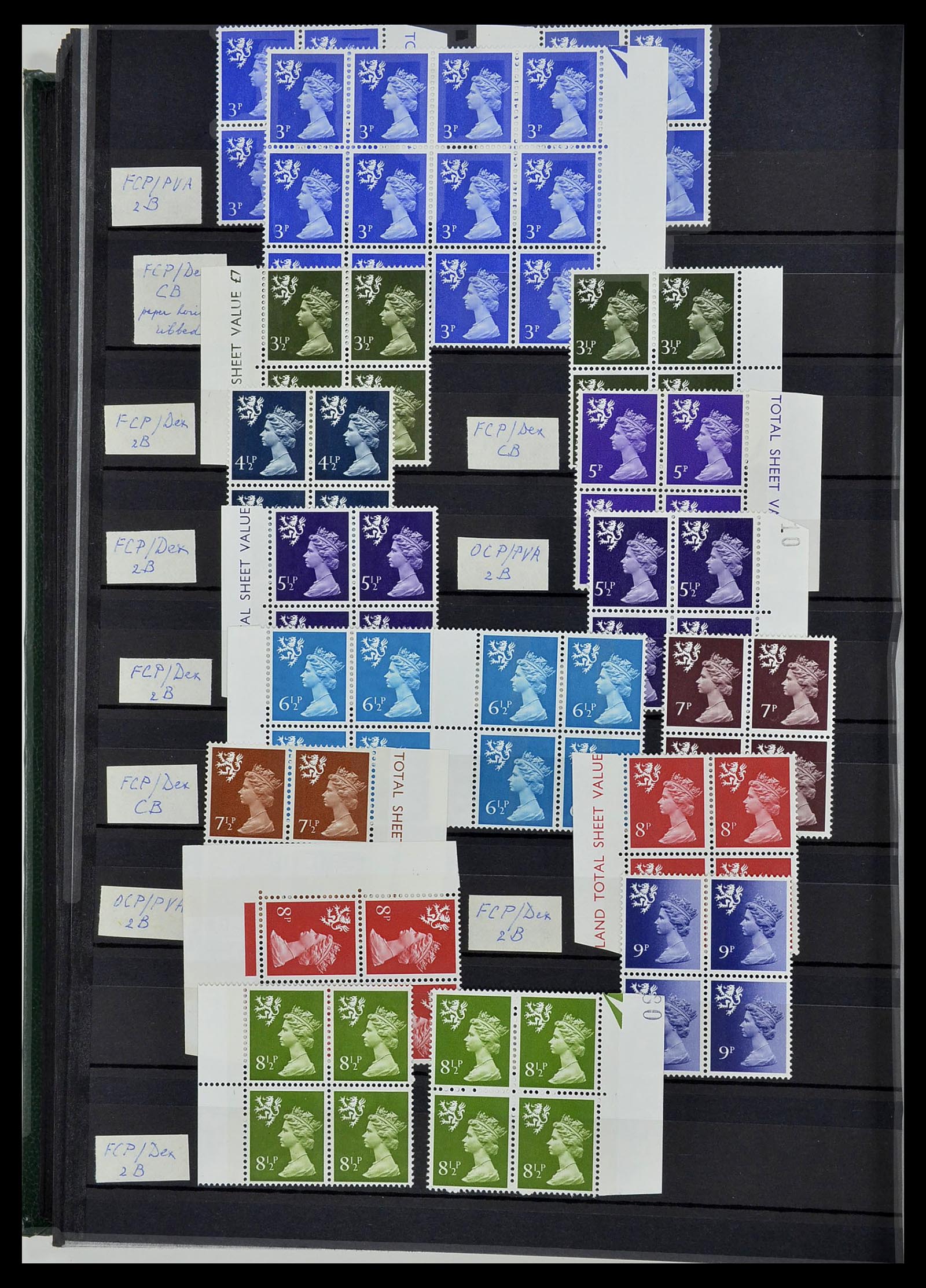 34443 057 - Postzegelverzameling 34443 Engeland 1902-1980.