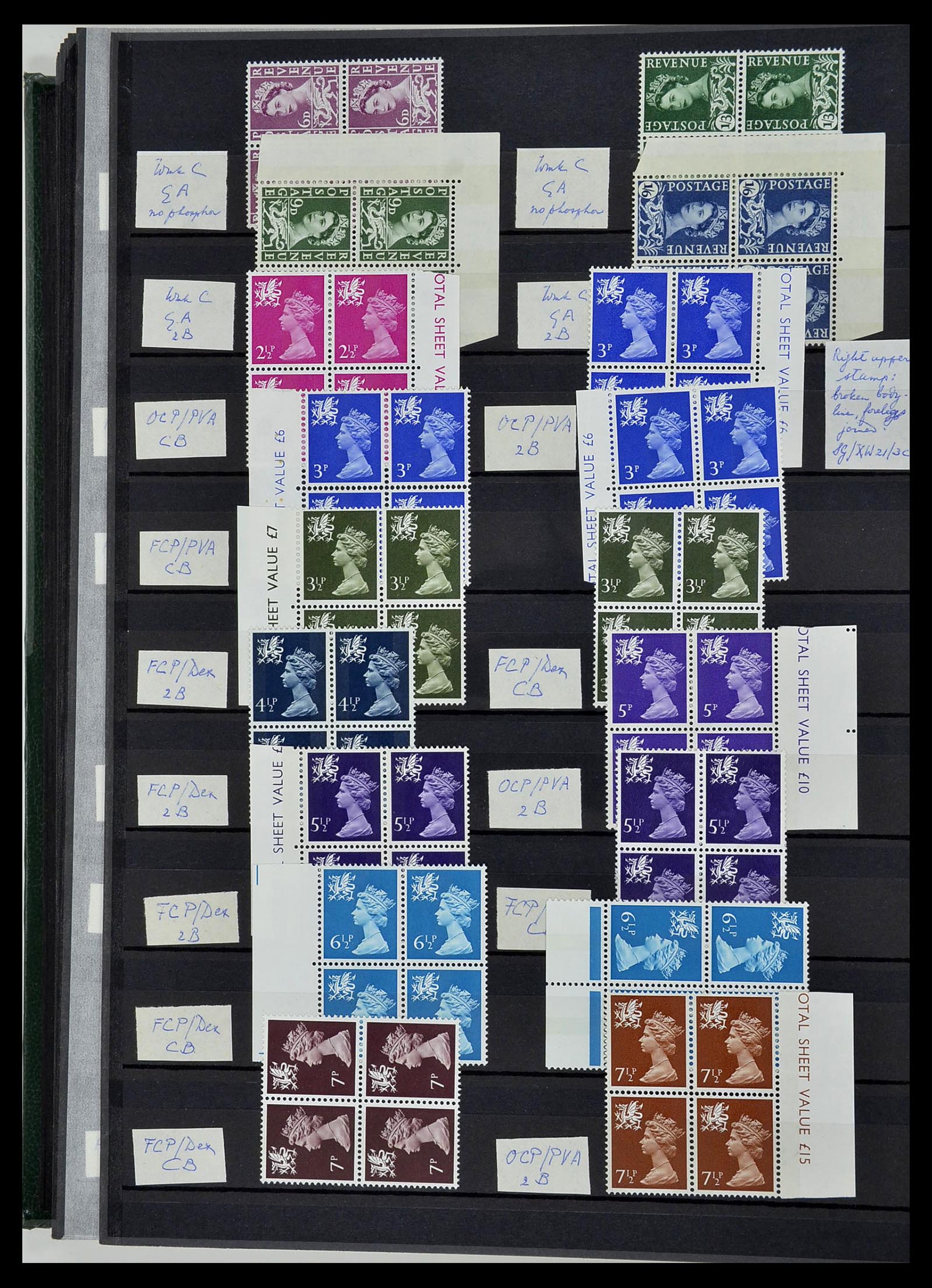 34443 058 - Postzegelverzameling 34443 Engeland 1902-1980.