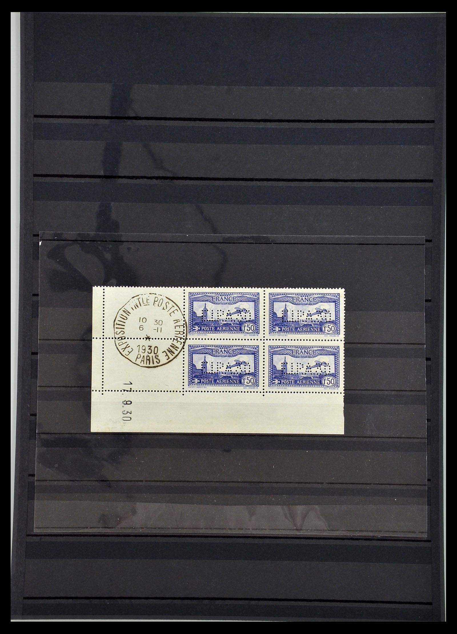 34445 001 - Postzegelverzameling 34445 Frankrijk luchtpost 1930.