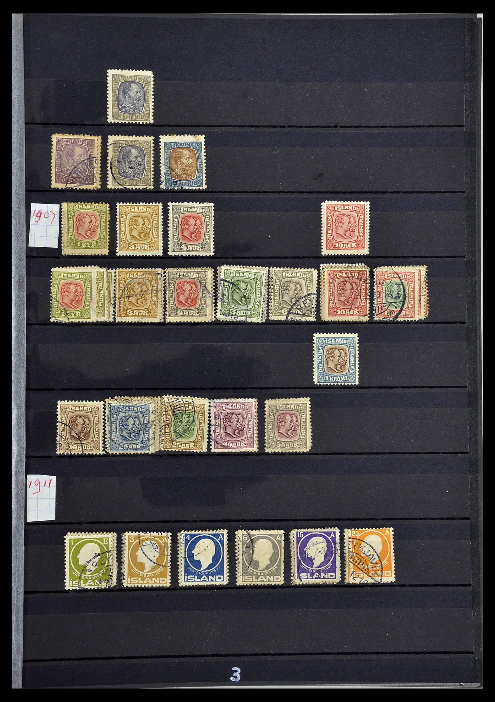 34447 003 - Postzegelverzameling 34447 IJsland 1876-2010.