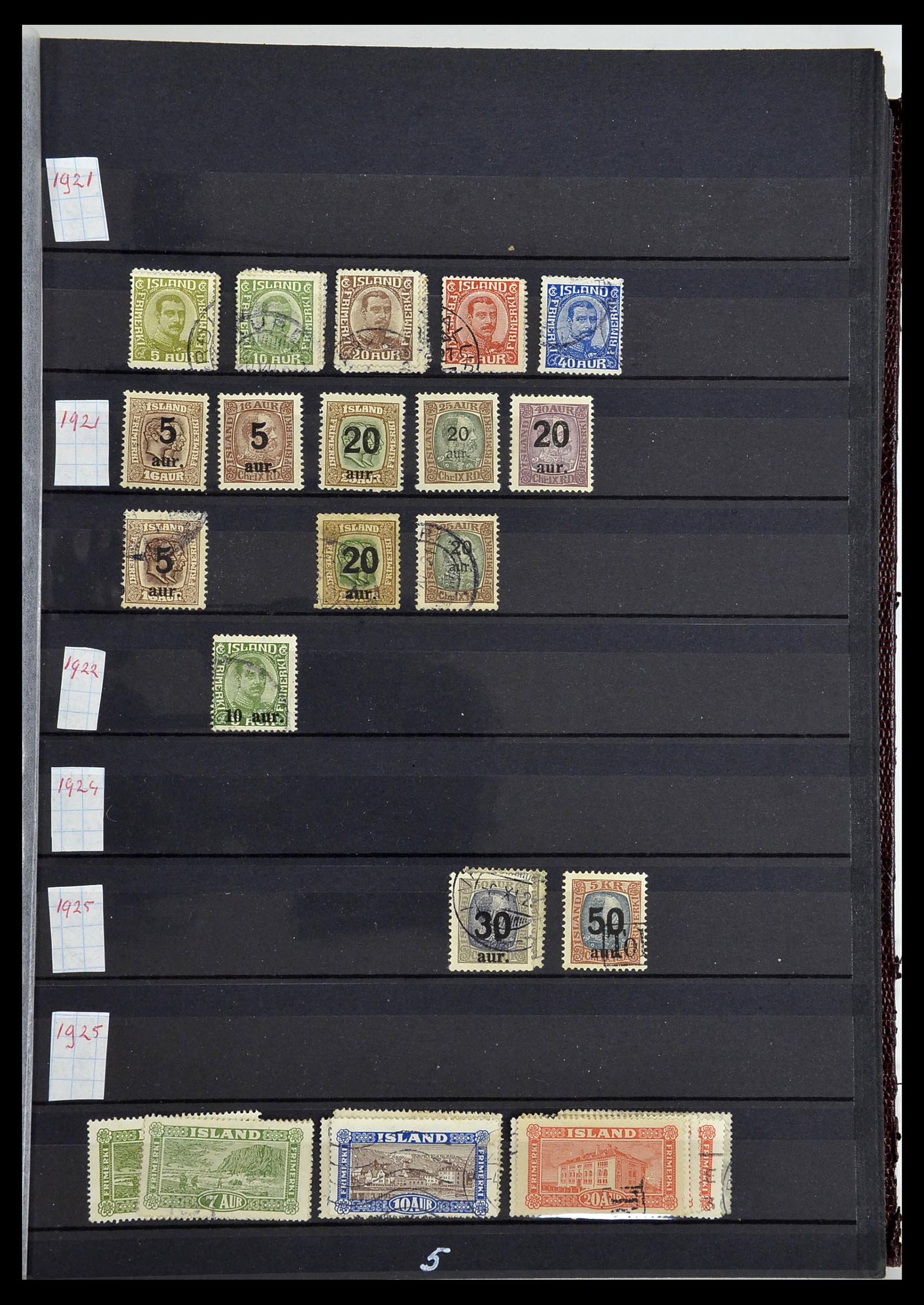 34447 005 - Postzegelverzameling 34447 IJsland 1876-2010.