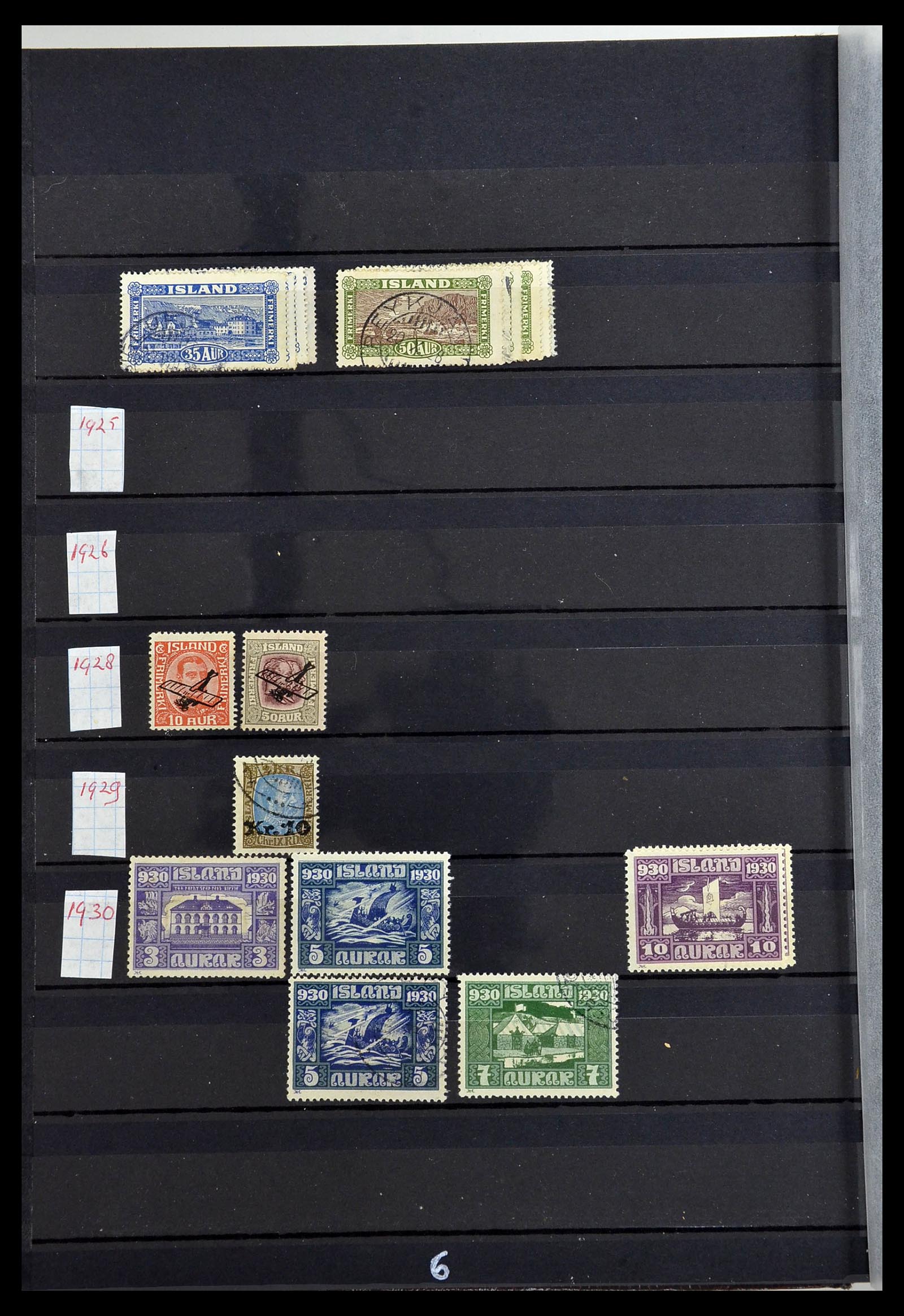 34447 006 - Postzegelverzameling 34447 IJsland 1876-2010.
