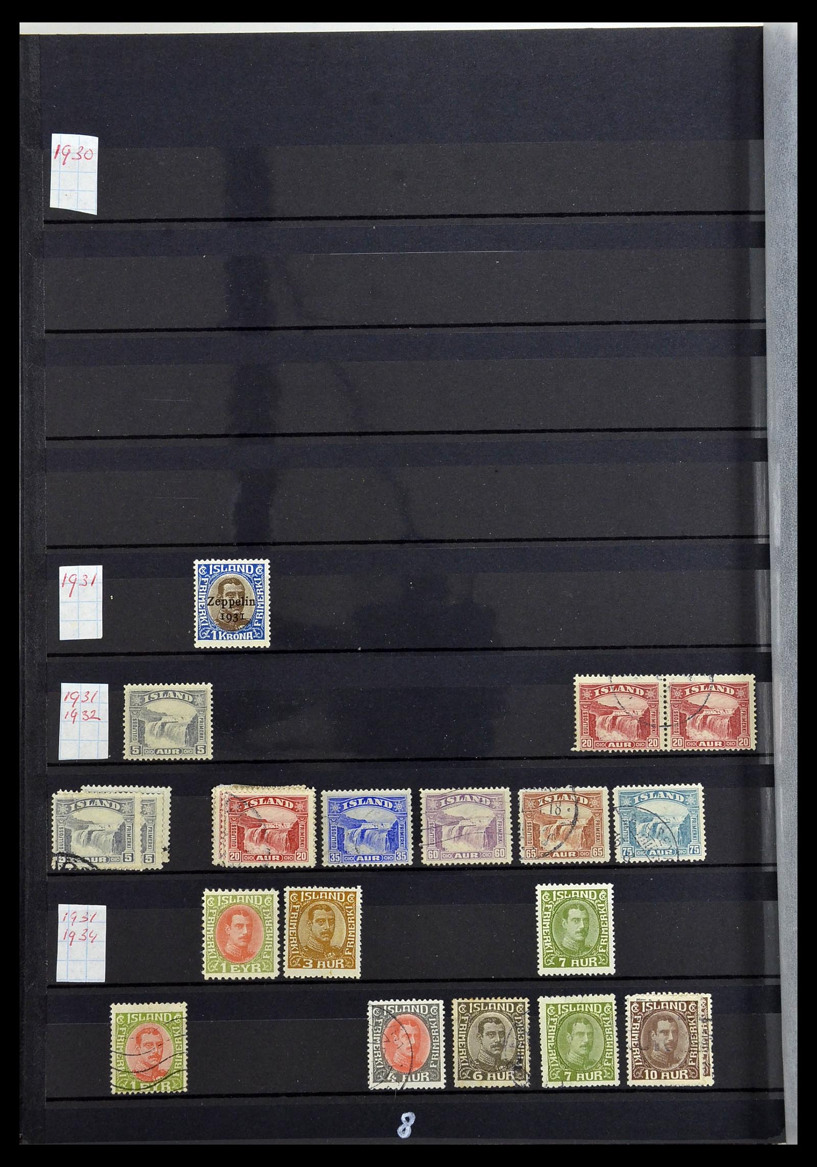 34447 008 - Postzegelverzameling 34447 IJsland 1876-2010.