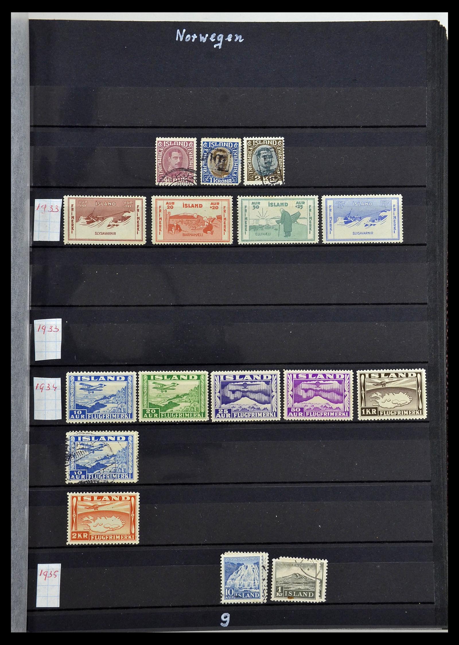 34447 009 - Postzegelverzameling 34447 IJsland 1876-2010.