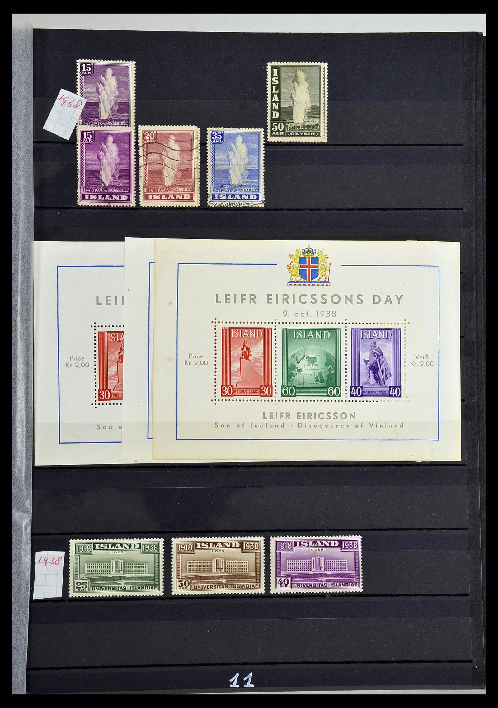 34447 011 - Postzegelverzameling 34447 IJsland 1876-2010.