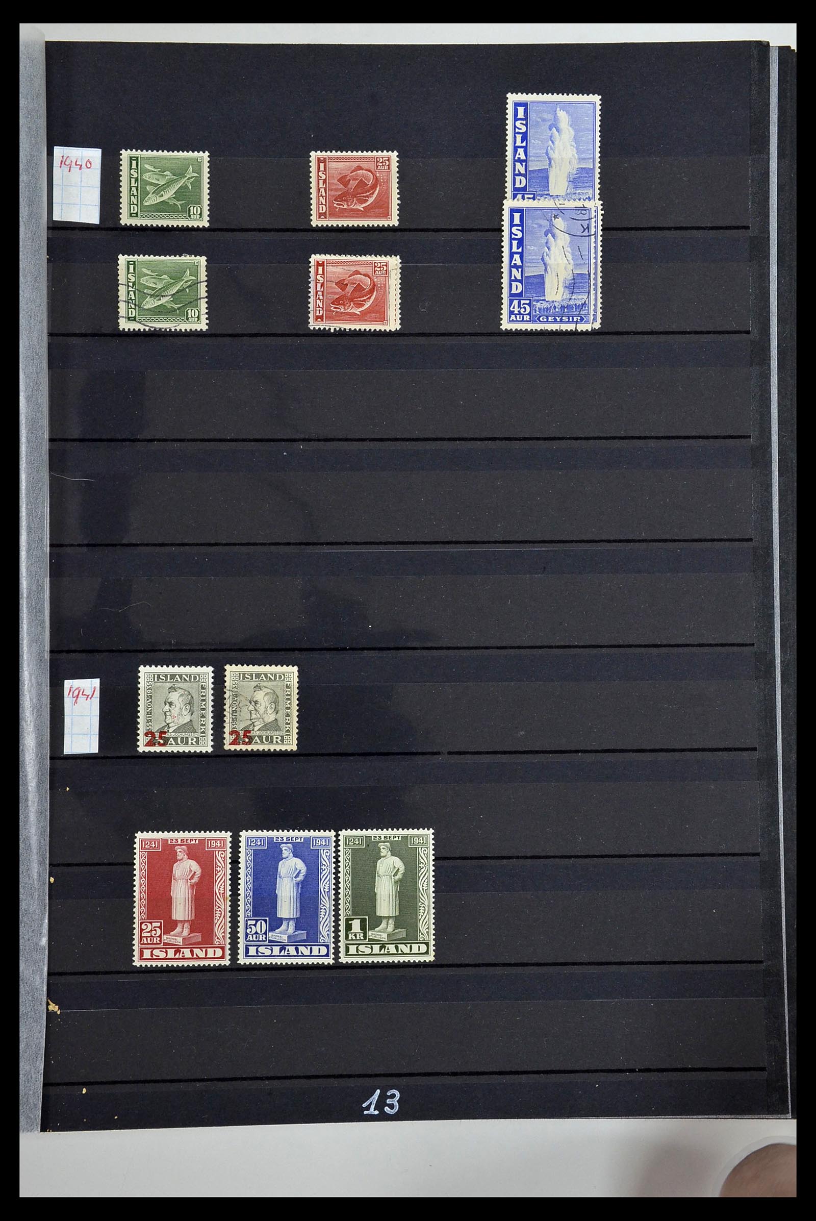 34447 013 - Postzegelverzameling 34447 IJsland 1876-2010.