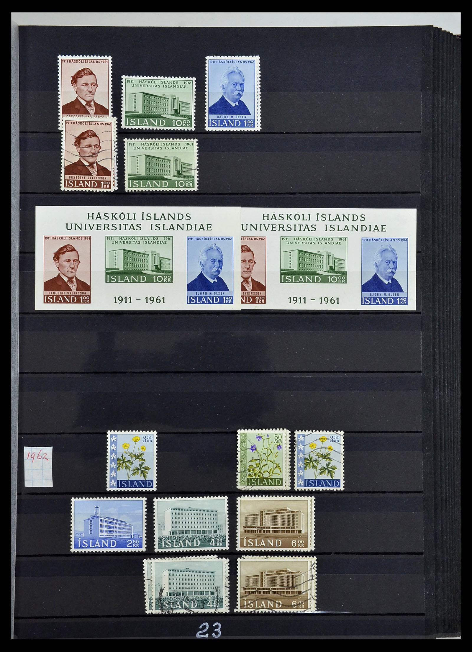 34447 023 - Postzegelverzameling 34447 IJsland 1876-2010.