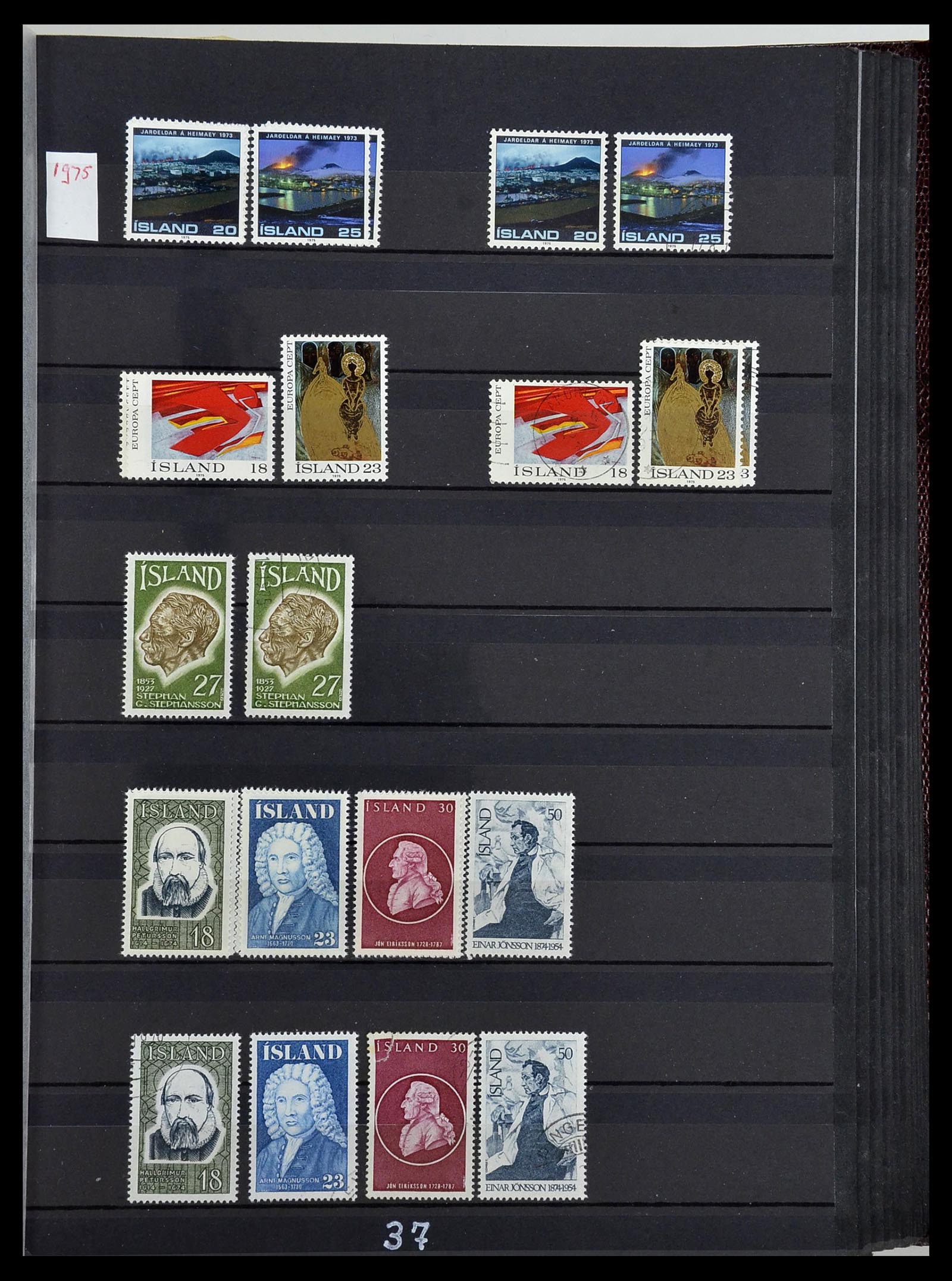 34447 037 - Stamp Collection 34447 Iceland 1876-2010.