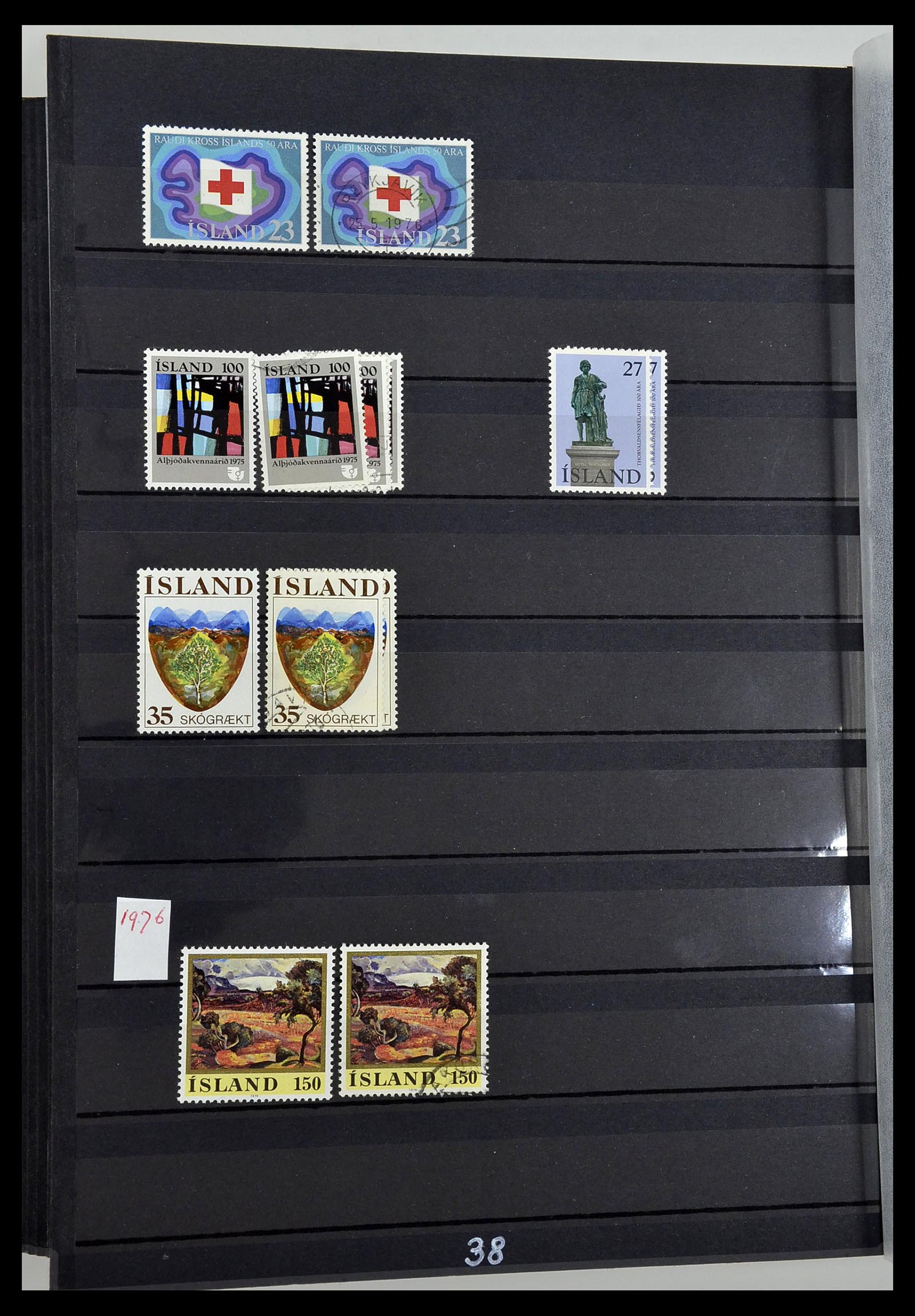 34447 038 - Postzegelverzameling 34447 IJsland 1876-2010.