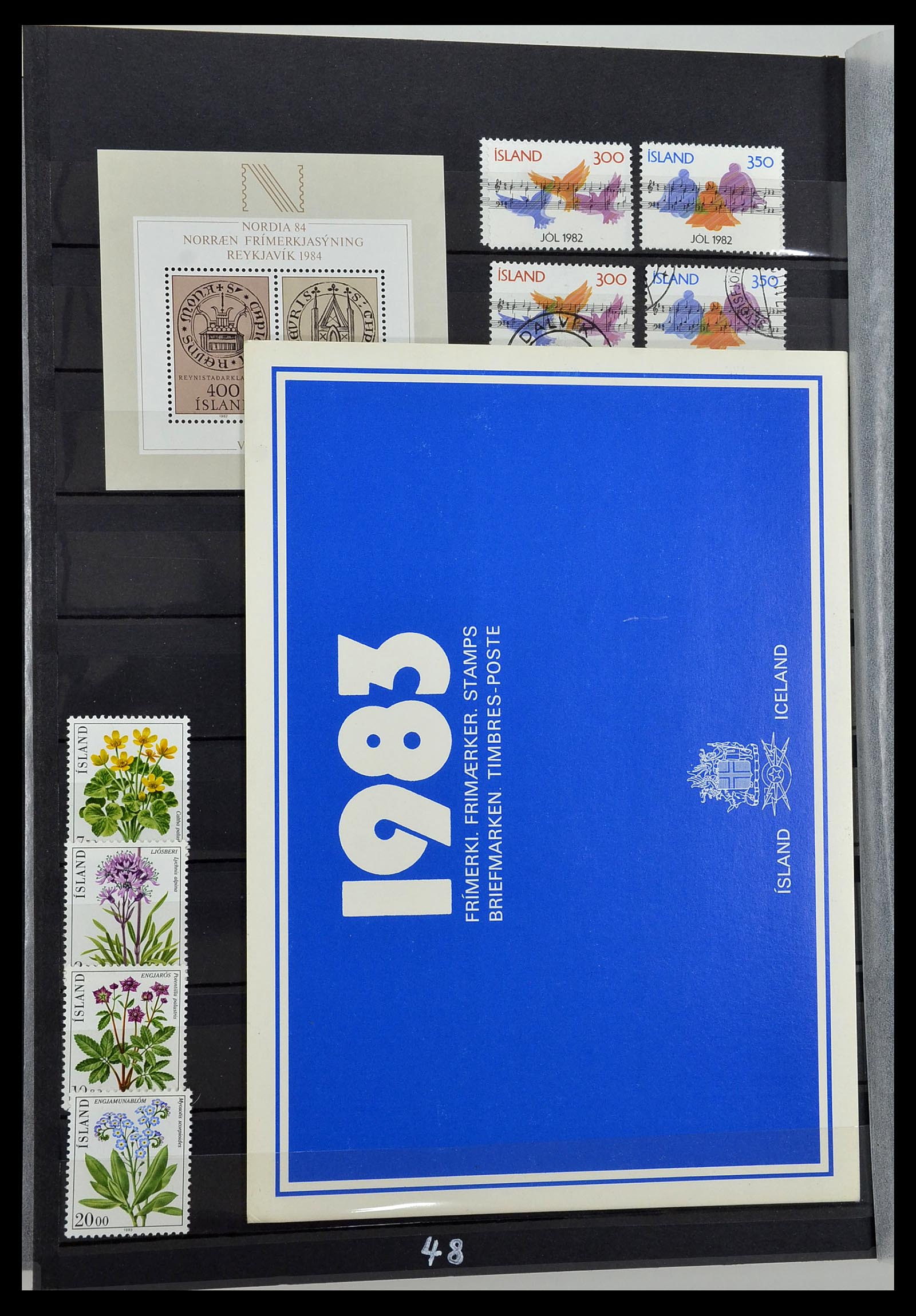 34447 048 - Postzegelverzameling 34447 IJsland 1876-2010.