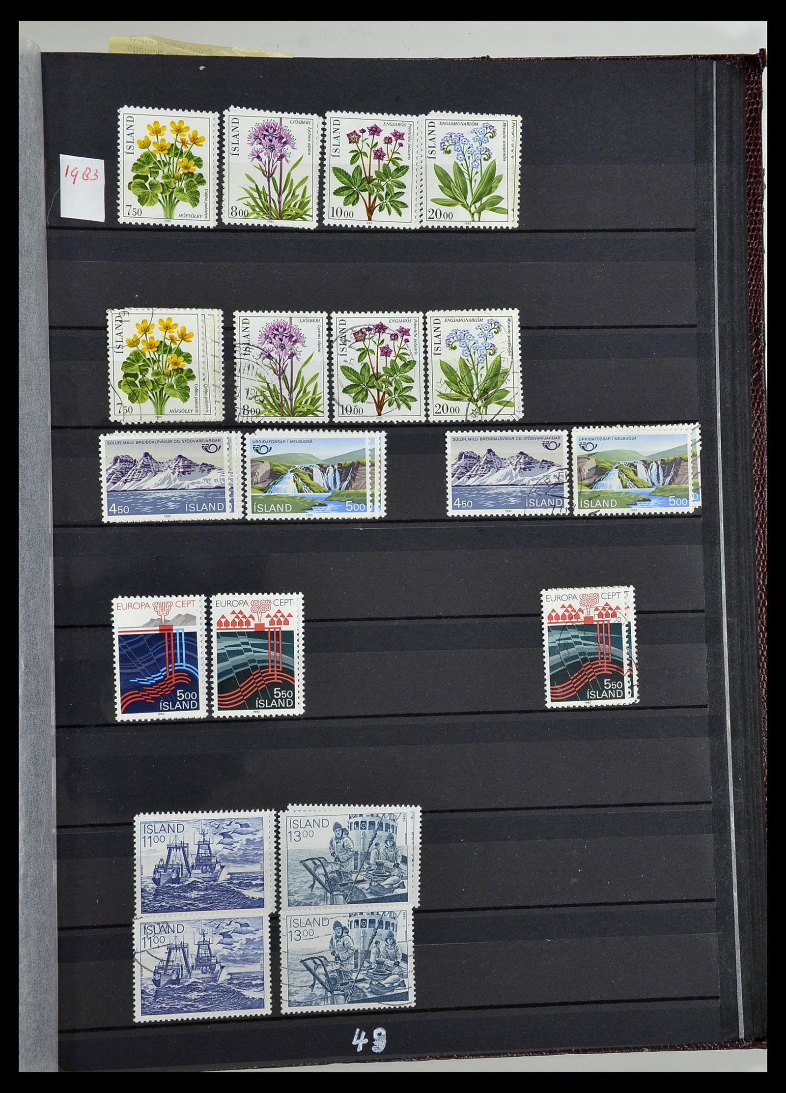 34447 049 - Postzegelverzameling 34447 IJsland 1876-2010.
