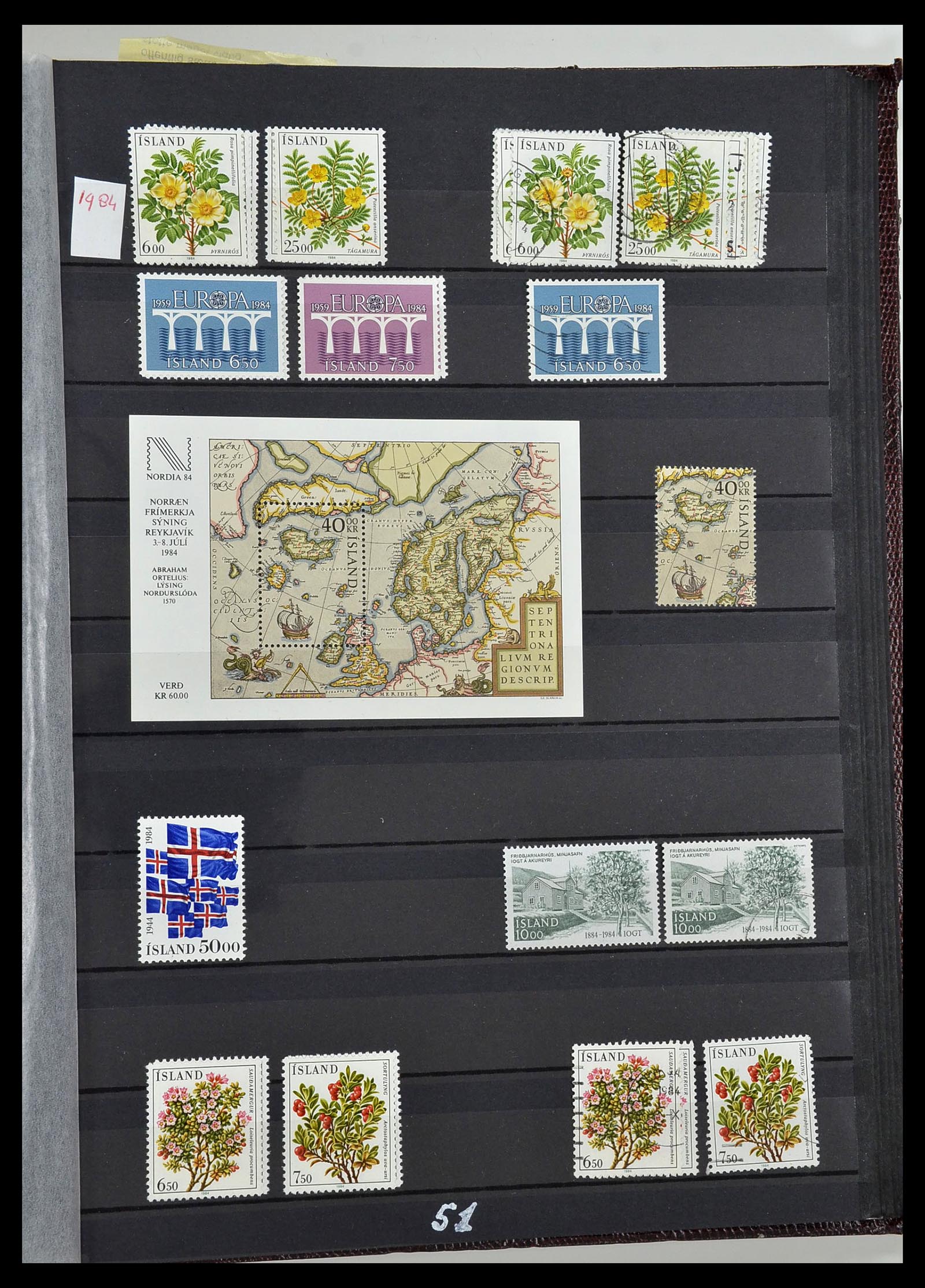 34447 050 - Postzegelverzameling 34447 IJsland 1876-2010.