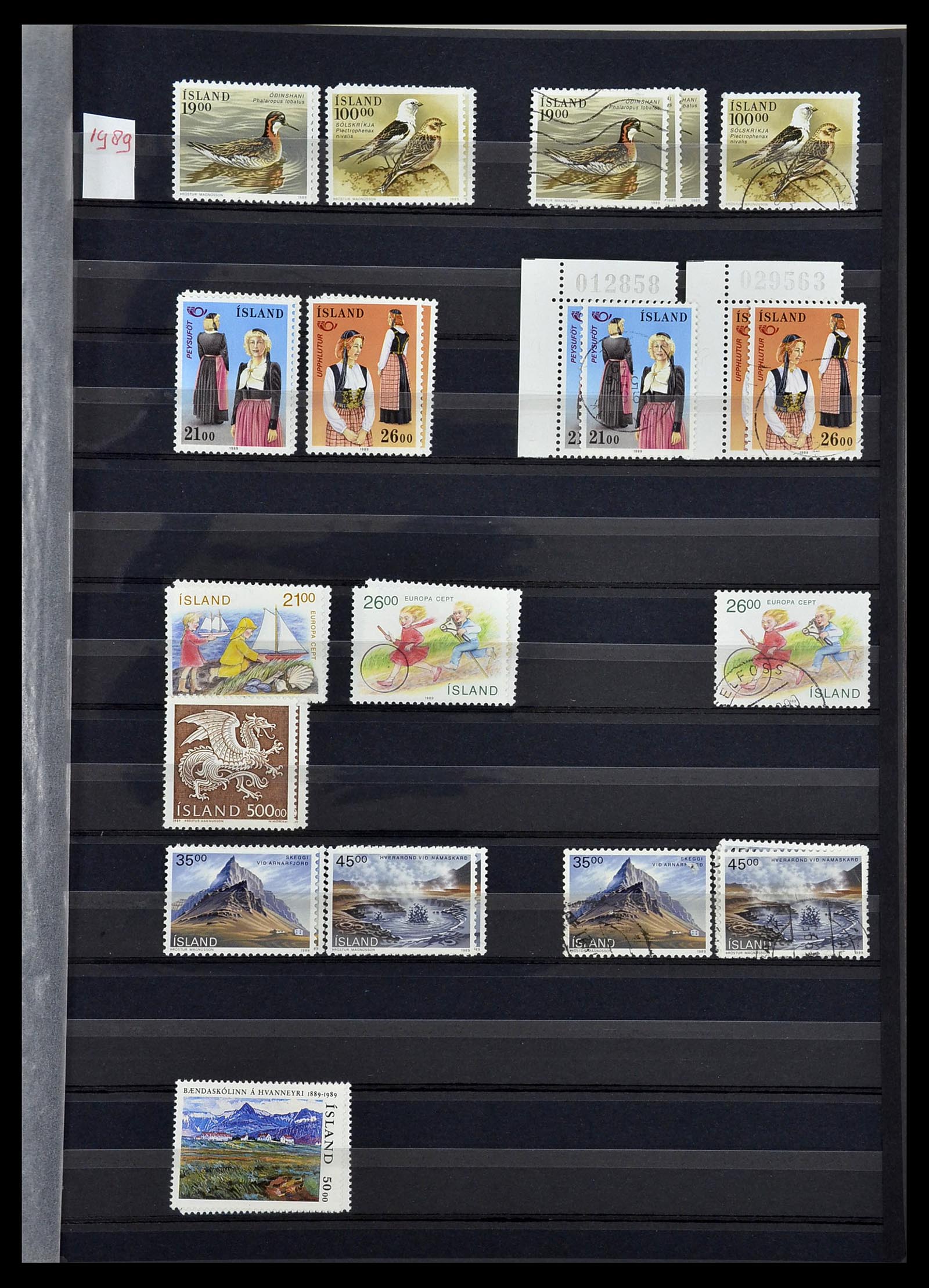 34447 061 - Postzegelverzameling 34447 IJsland 1876-2010.