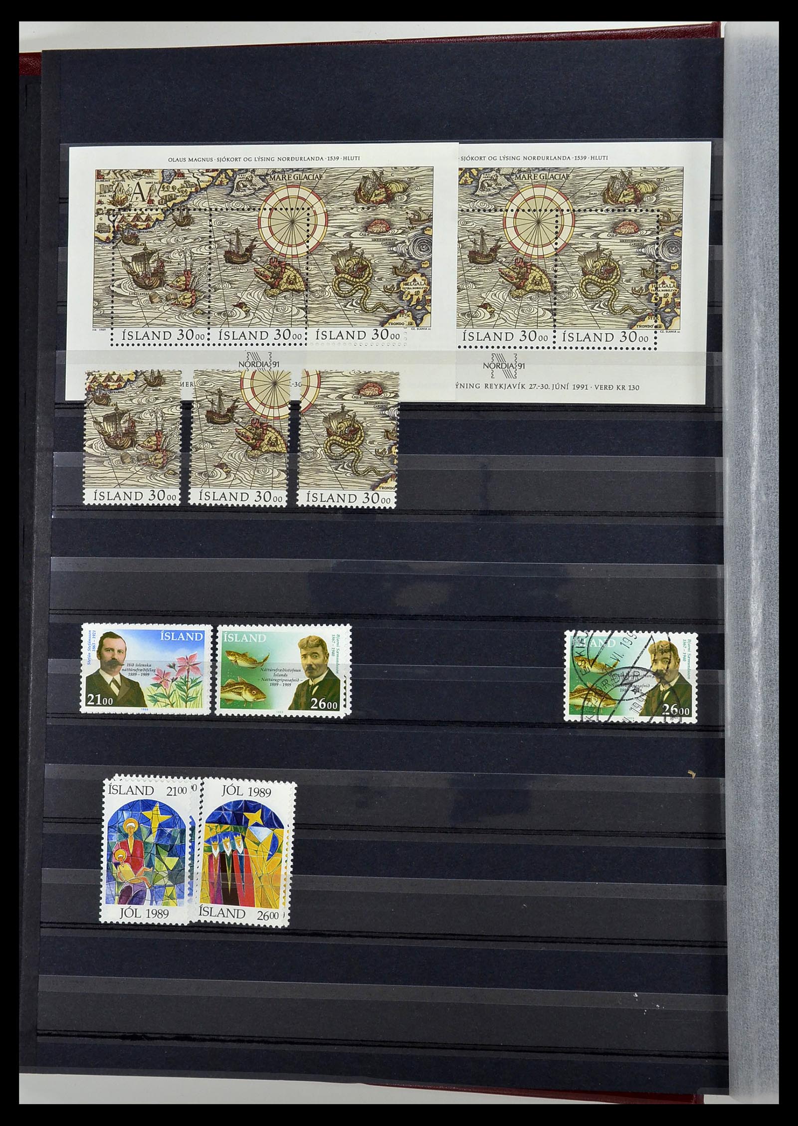 34447 062 - Postzegelverzameling 34447 IJsland 1876-2010.