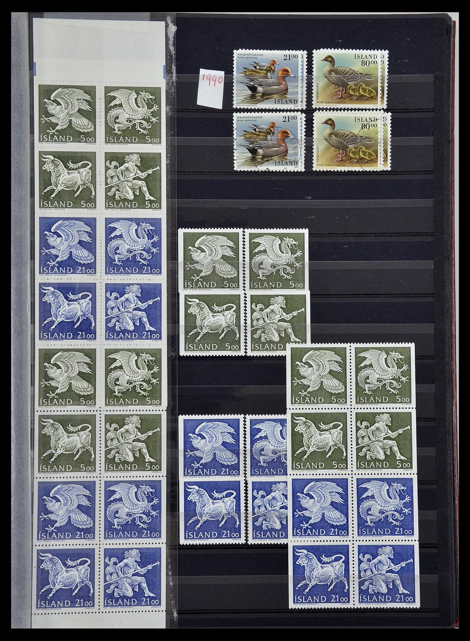 34447 063 - Postzegelverzameling 34447 IJsland 1876-2010.