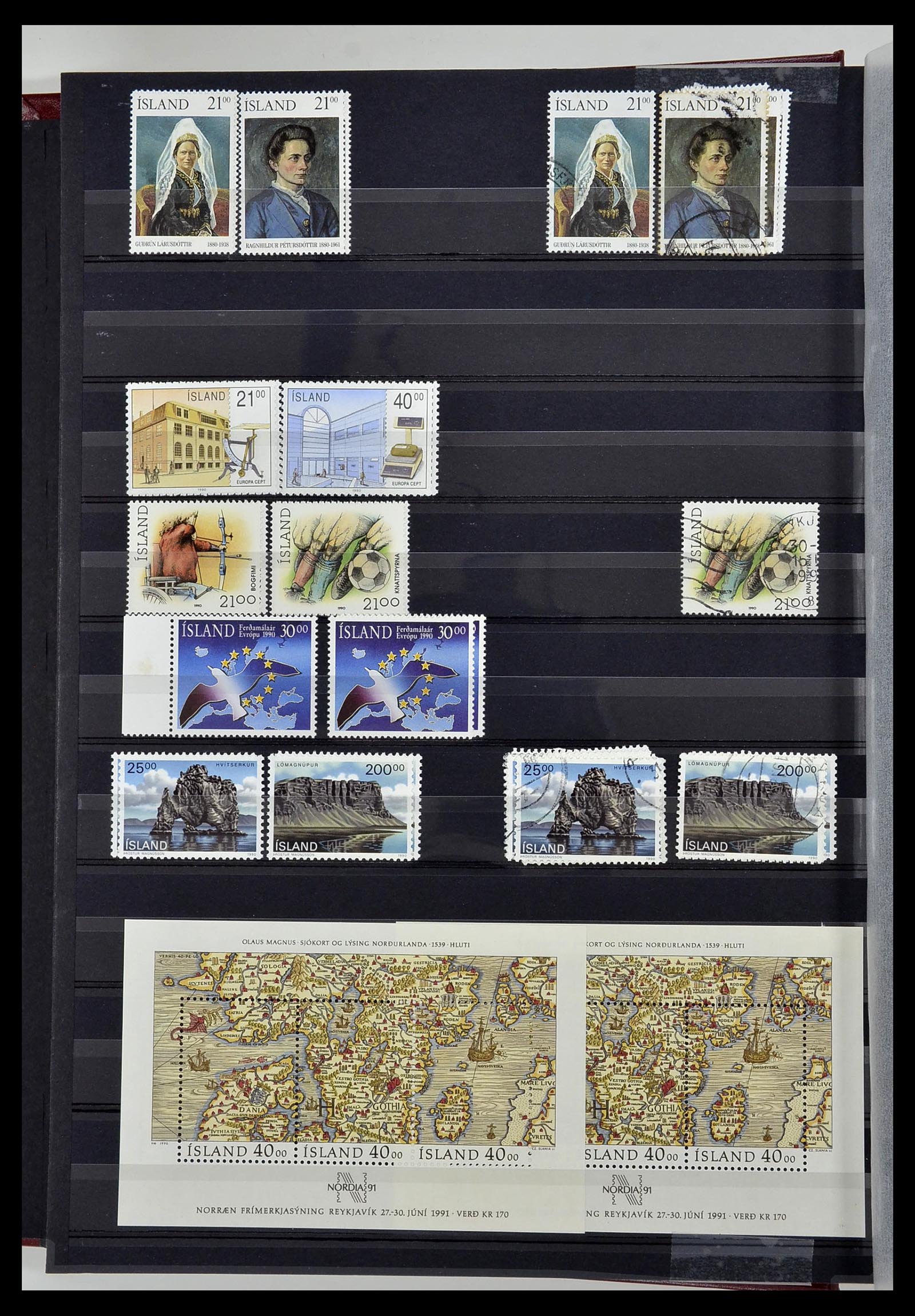 34447 064 - Postzegelverzameling 34447 IJsland 1876-2010.