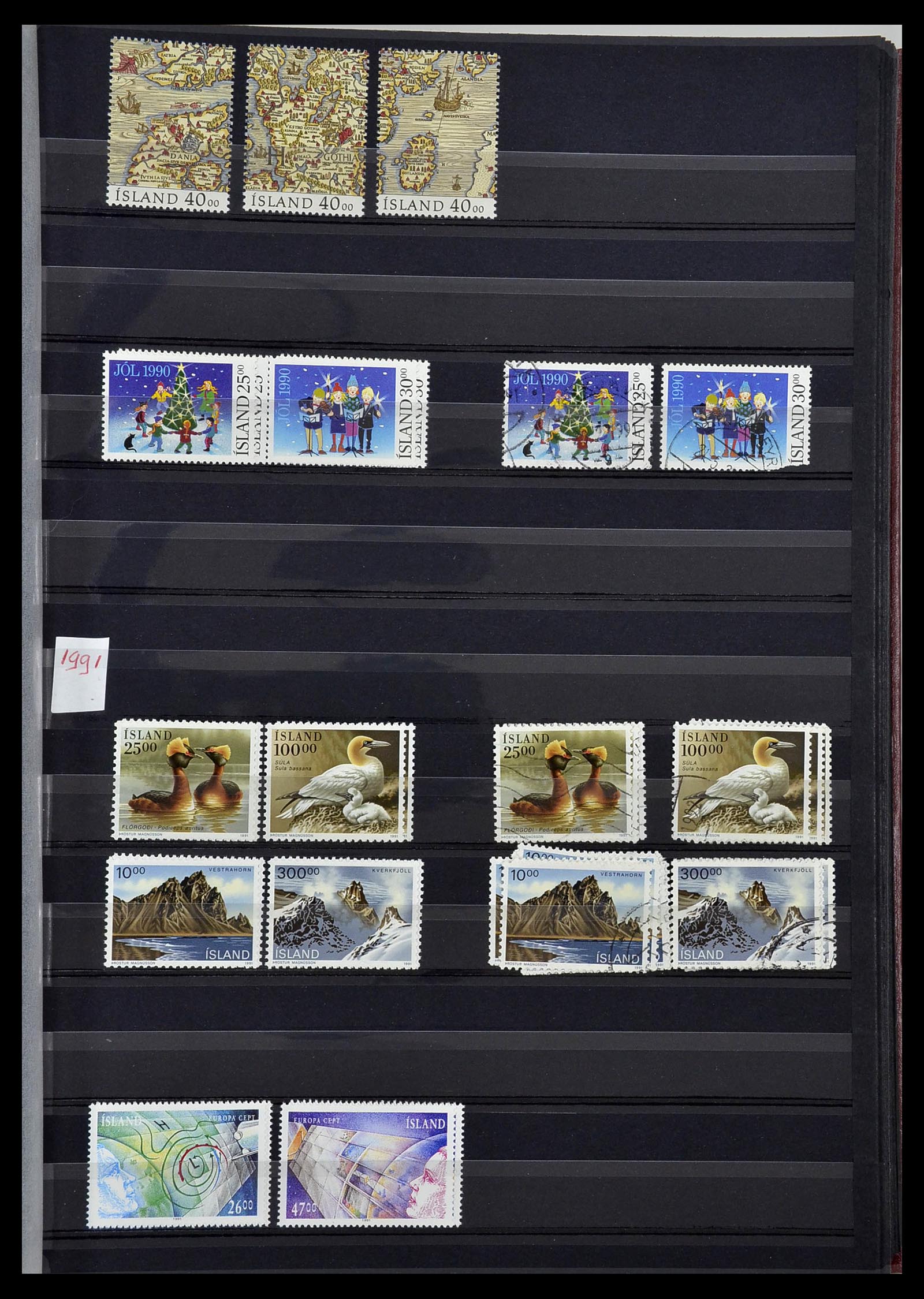 34447 065 - Stamp Collection 34447 Iceland 1876-2010.
