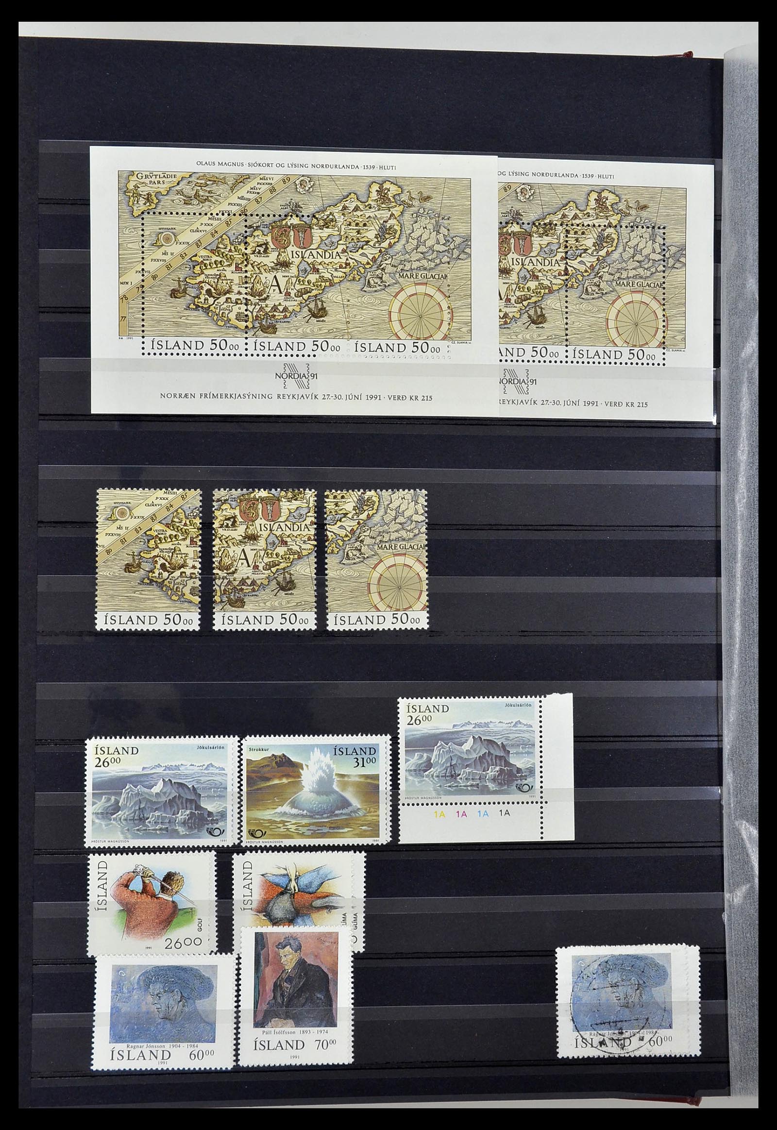 34447 066 - Stamp Collection 34447 Iceland 1876-2010.