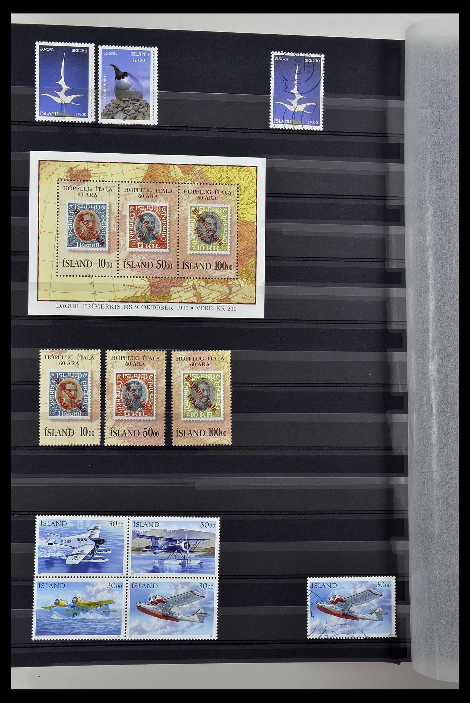 34447 071 - Postzegelverzameling 34447 IJsland 1876-2010.