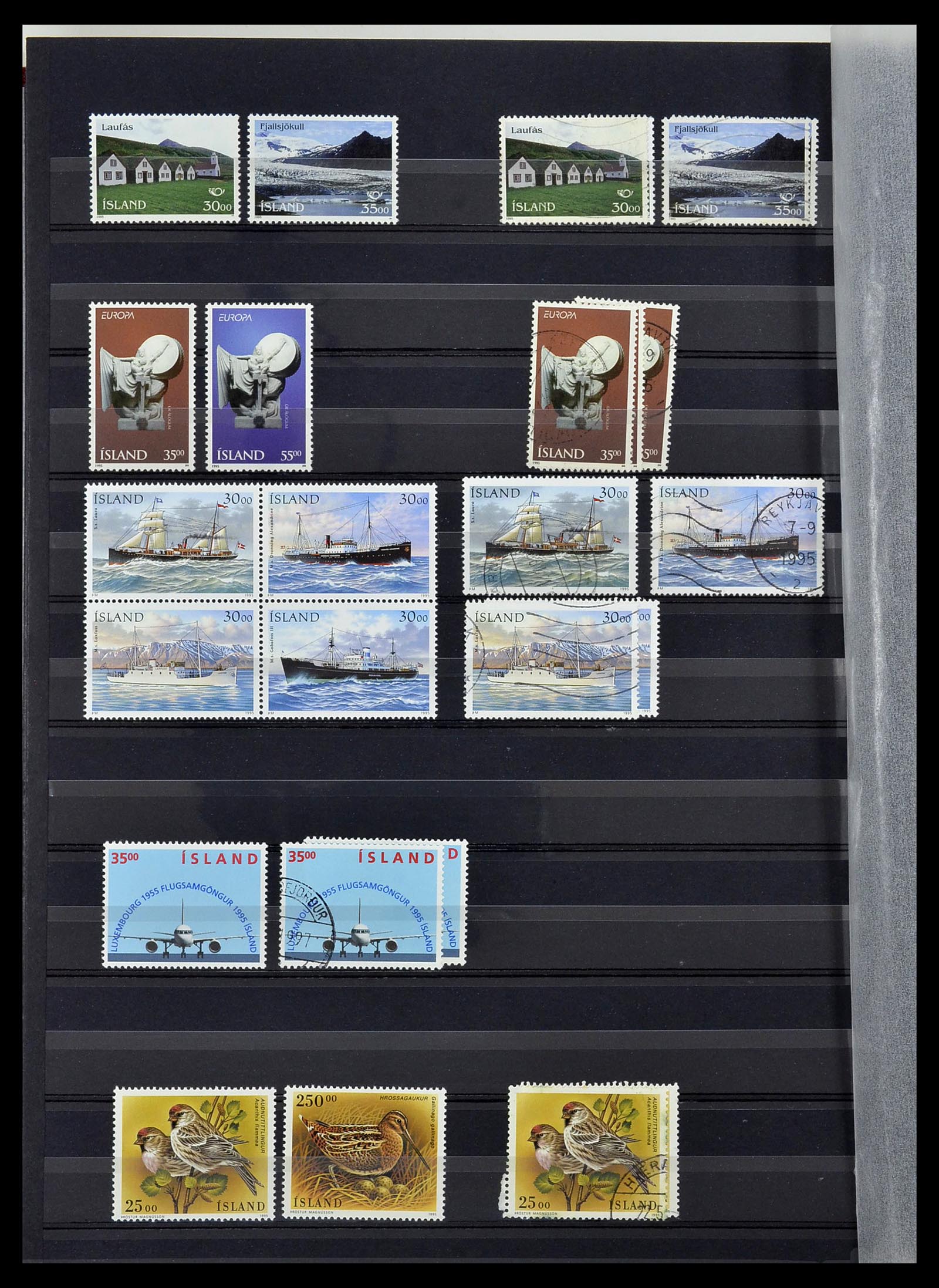 34447 074 - Postzegelverzameling 34447 IJsland 1876-2010.