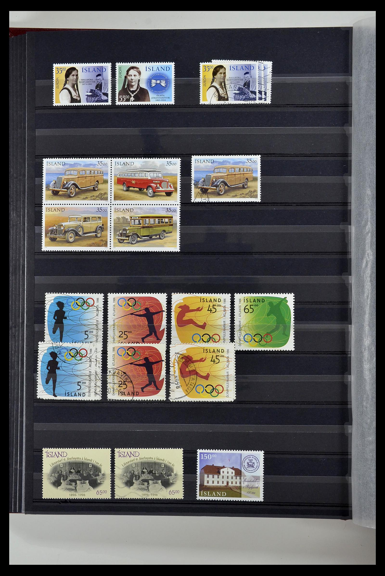 34447 076 - Stamp Collection 34447 Iceland 1876-2010.