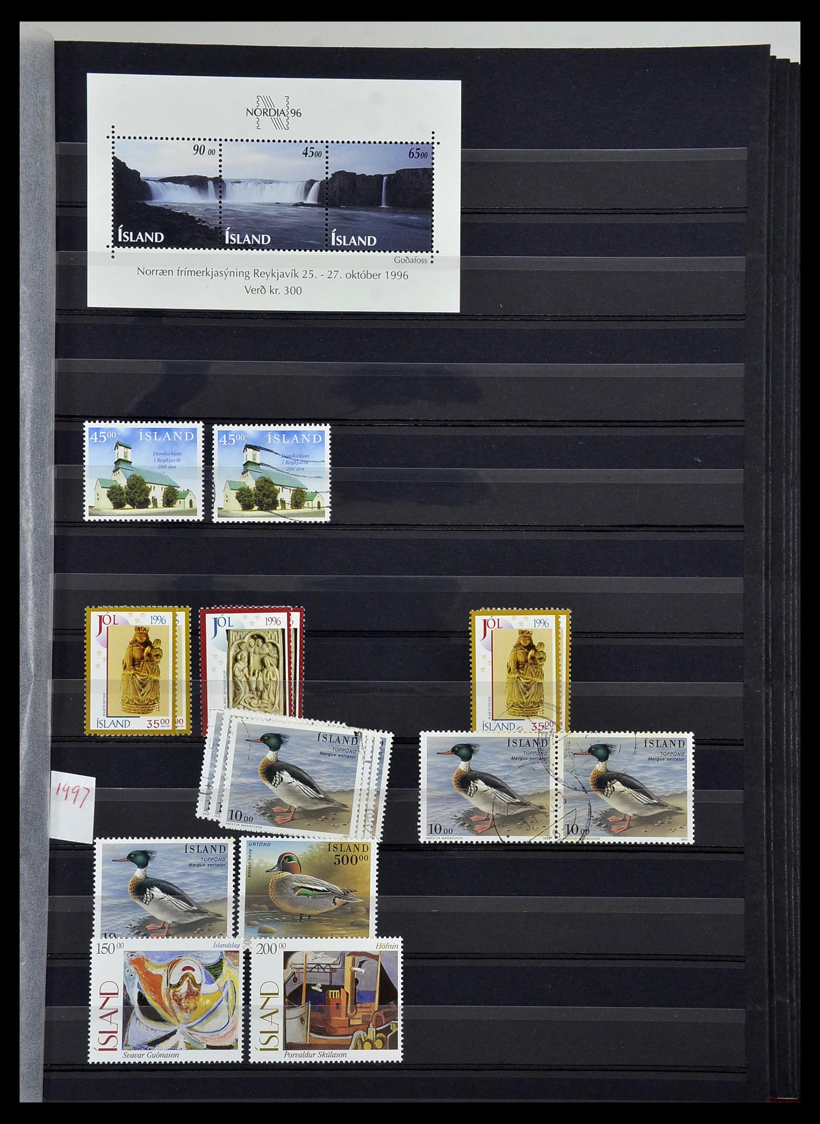 34447 077 - Postzegelverzameling 34447 IJsland 1876-2010.