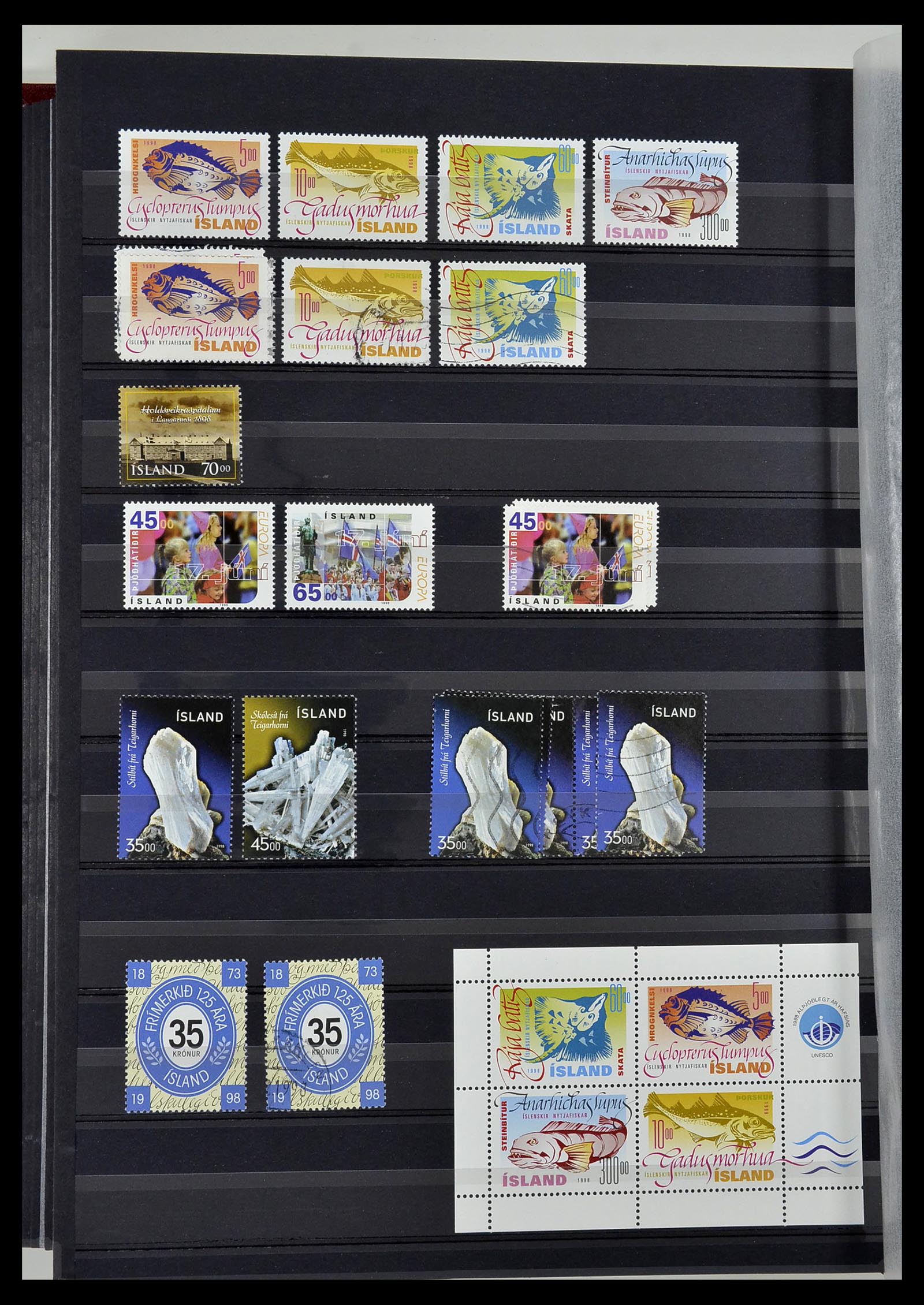 34447 079 - Postzegelverzameling 34447 IJsland 1876-2010.
