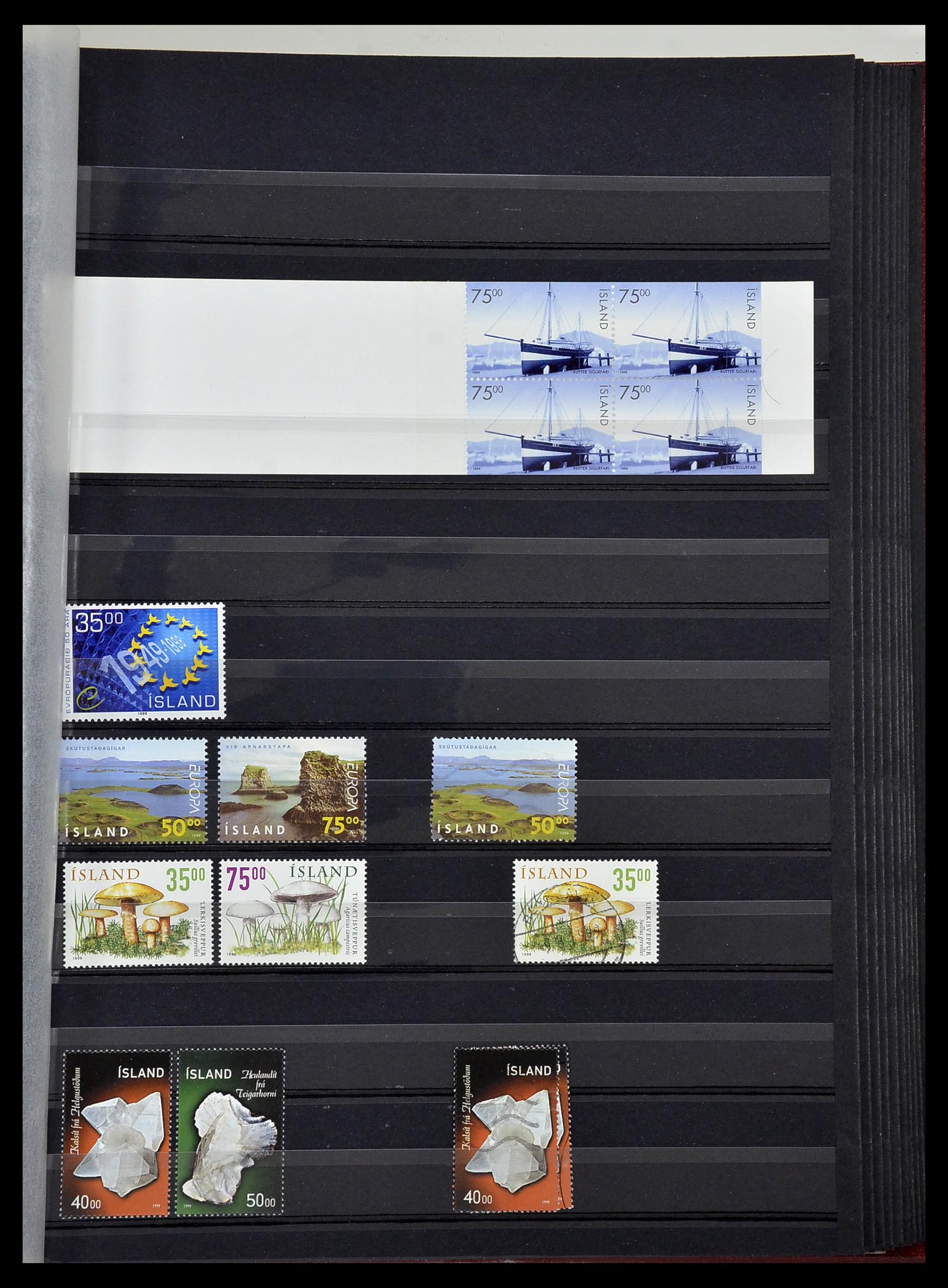 34447 082 - Postzegelverzameling 34447 IJsland 1876-2010.