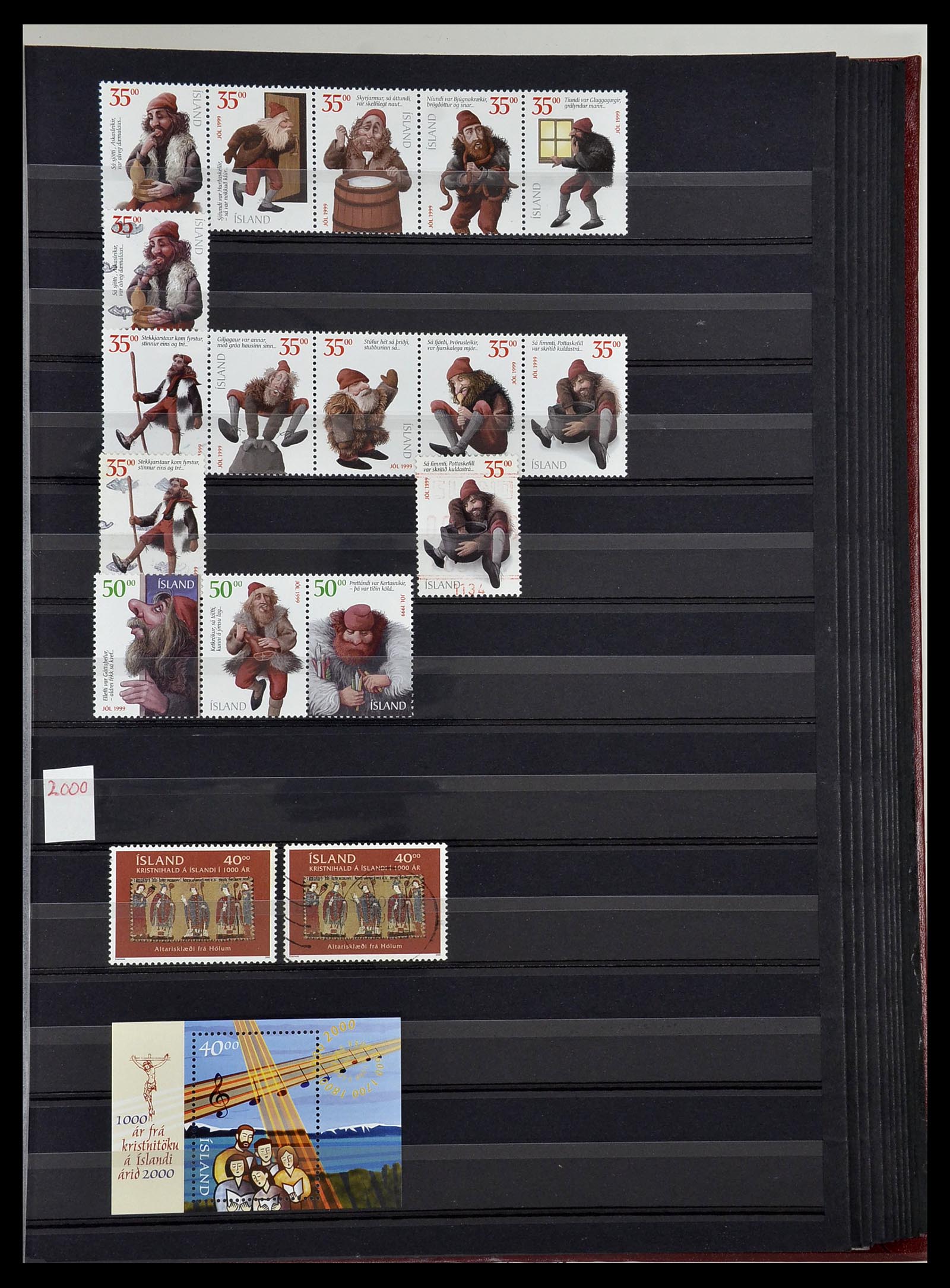 34447 084 - Postzegelverzameling 34447 IJsland 1876-2010.