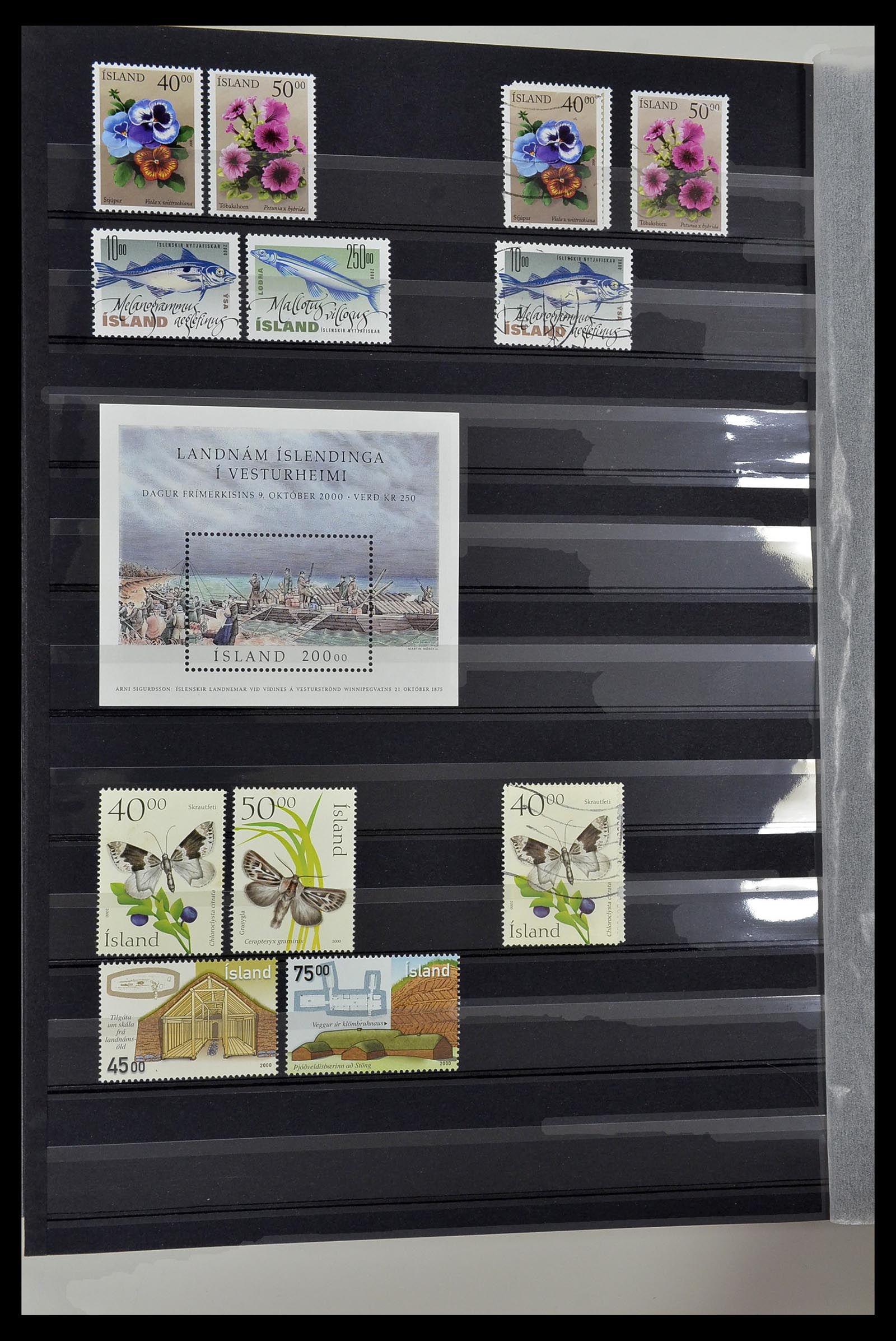 34447 087 - Postzegelverzameling 34447 IJsland 1876-2010.
