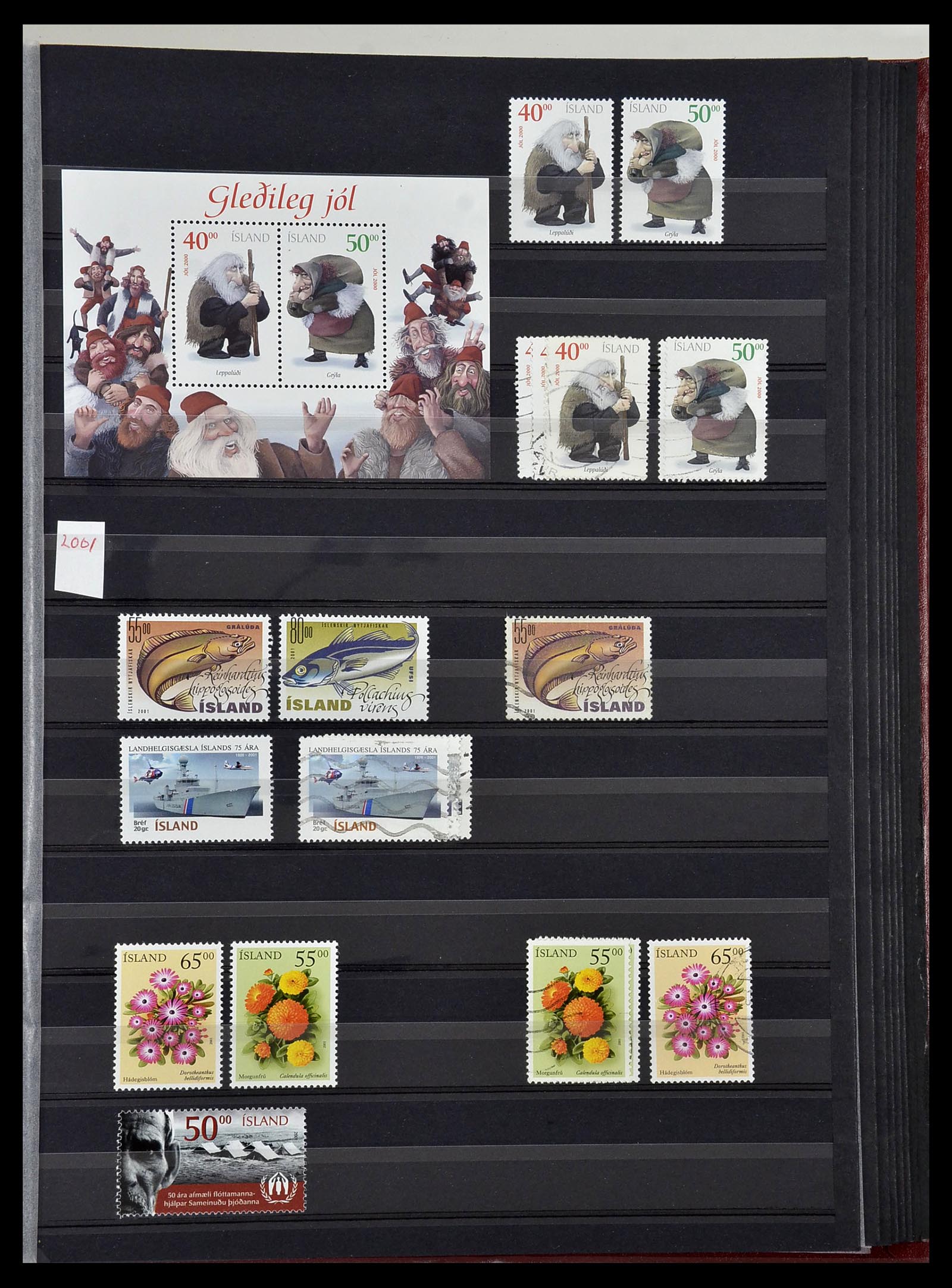 34447 088 - Postzegelverzameling 34447 IJsland 1876-2010.