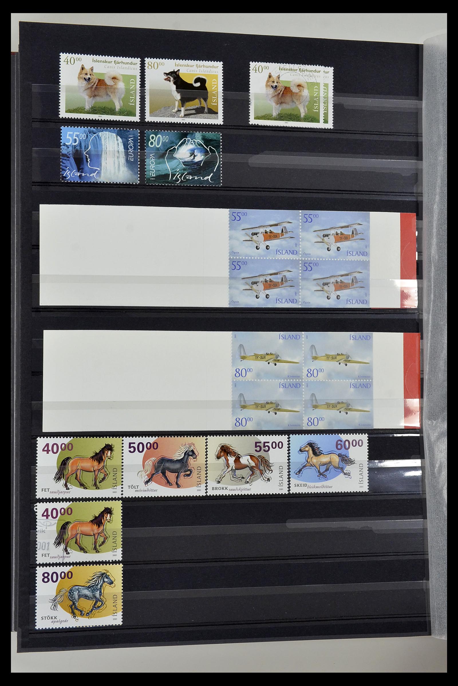 34447 089 - Postzegelverzameling 34447 IJsland 1876-2010.