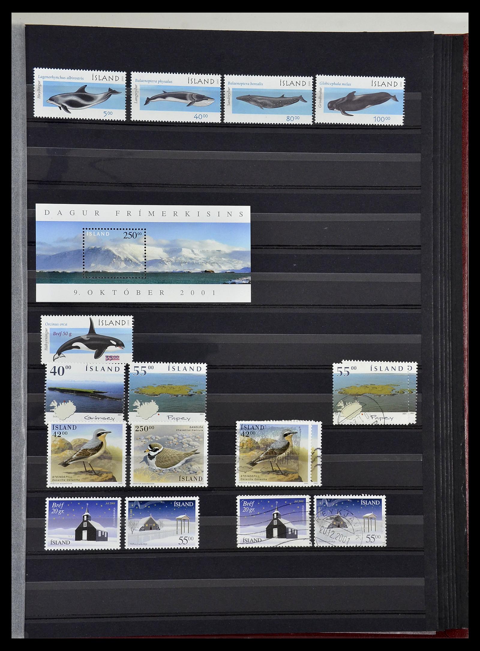 34447 090 - Postzegelverzameling 34447 IJsland 1876-2010.