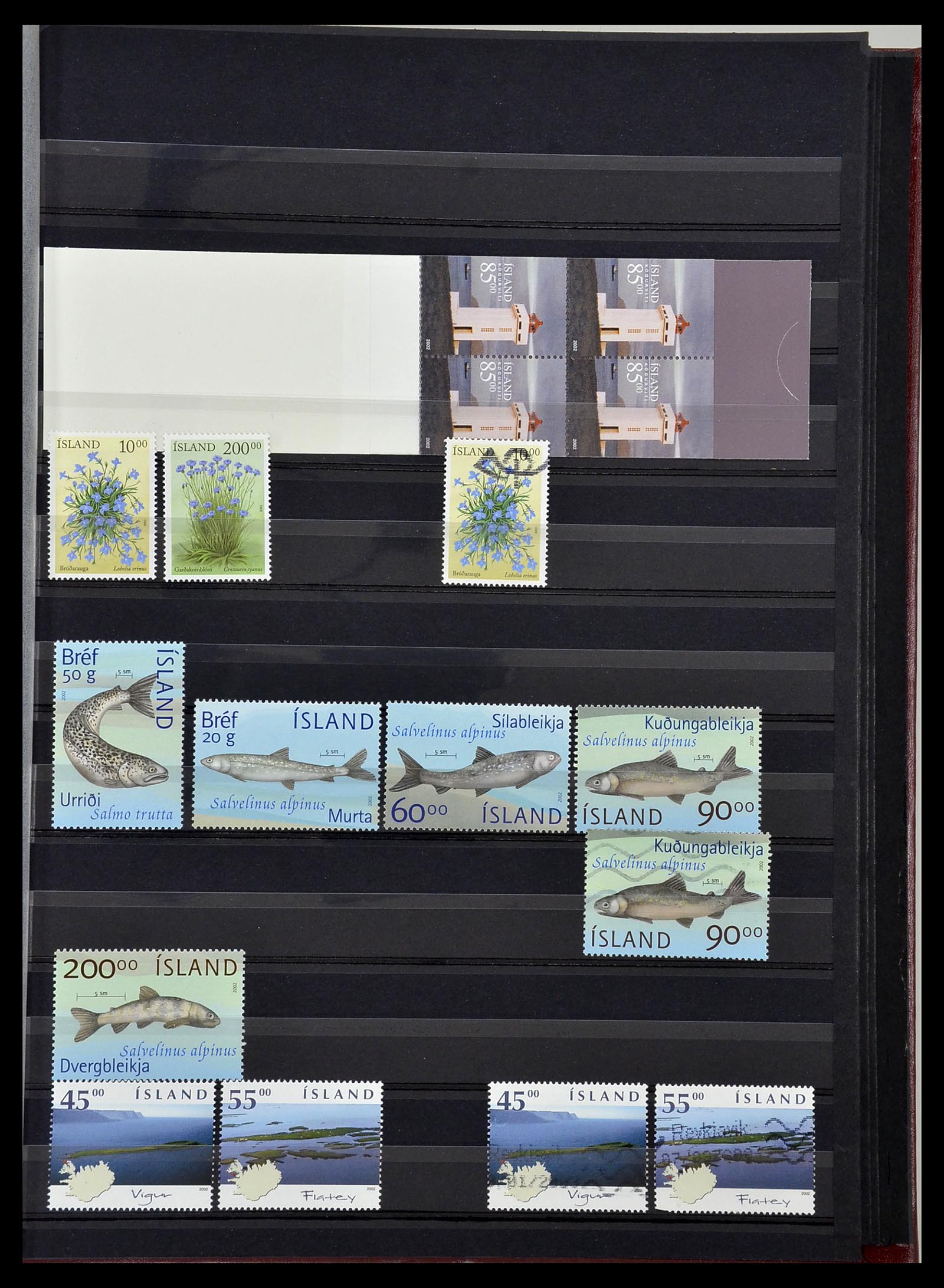 34447 092 - Postzegelverzameling 34447 IJsland 1876-2010.