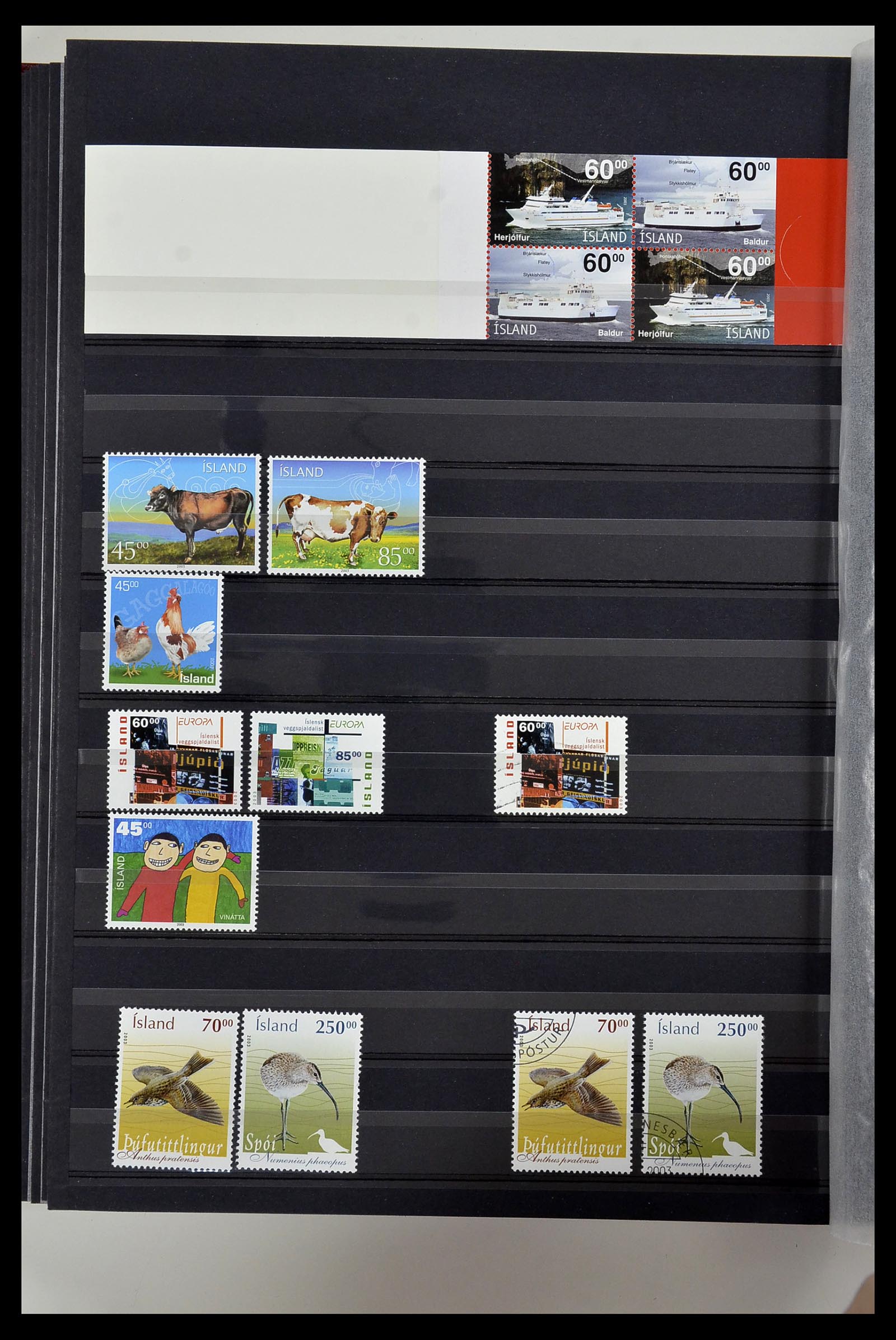 34447 095 - Postzegelverzameling 34447 IJsland 1876-2010.